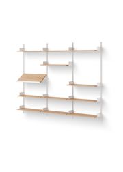 New Works Display Shelf - Oak / White