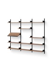 New Works Display Shelf - Walnut / Black
