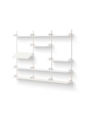 New Works Display Shelf - White / White