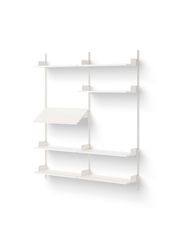 New Works Living Shelf - White / White