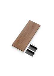 New Works Standard Shelf Kit - Walnut / Black