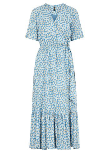 Selected Femme - Dress - YASDaisy long Dress - Blue Heaven