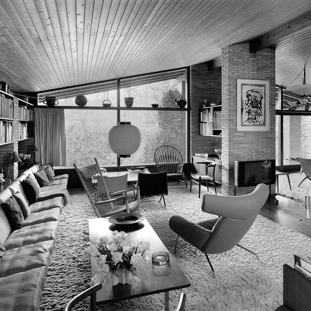 Hans J. Wegner Furnished Living Room