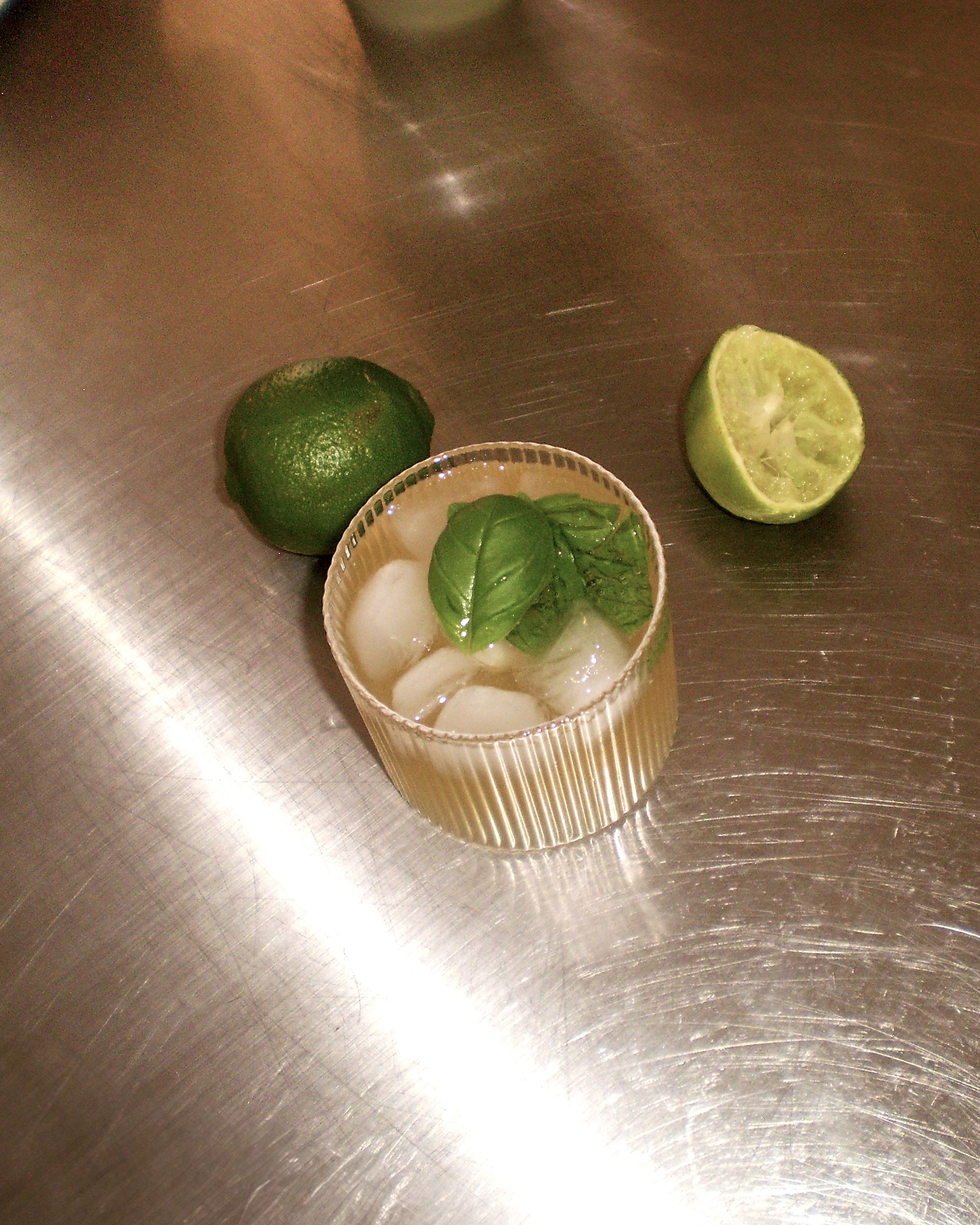Friday Cocktails: Lime & Basil Spritz