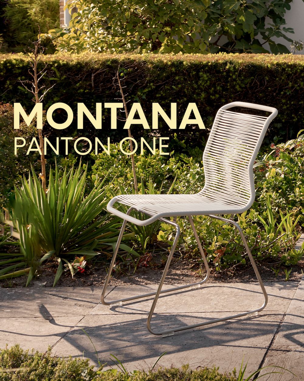 Montana Panton One Chair in 'Duke & Stainless Steel'