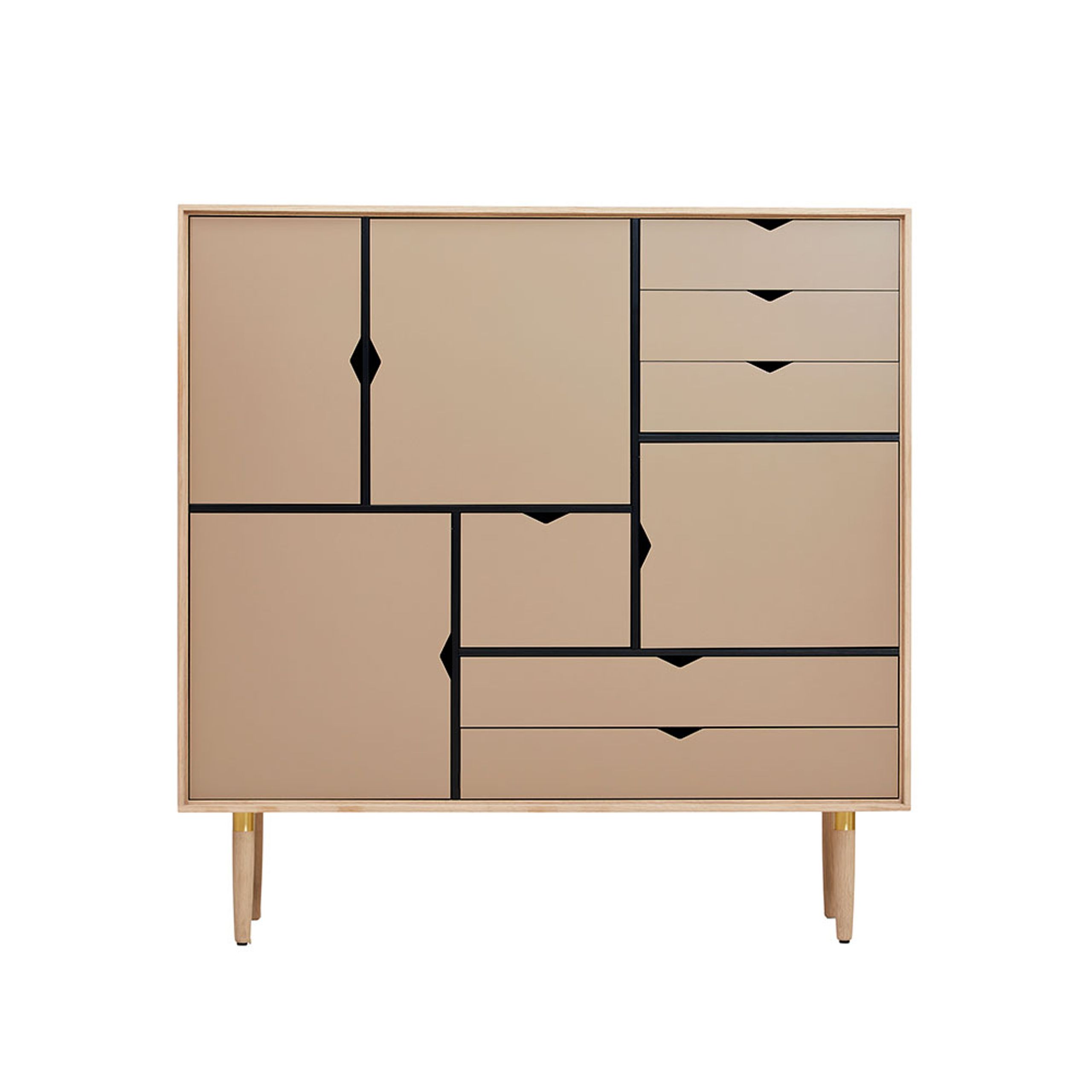 Andersen Furniture - Aparador - S3 storage sideboard - White Oiled Oak / Kashmir