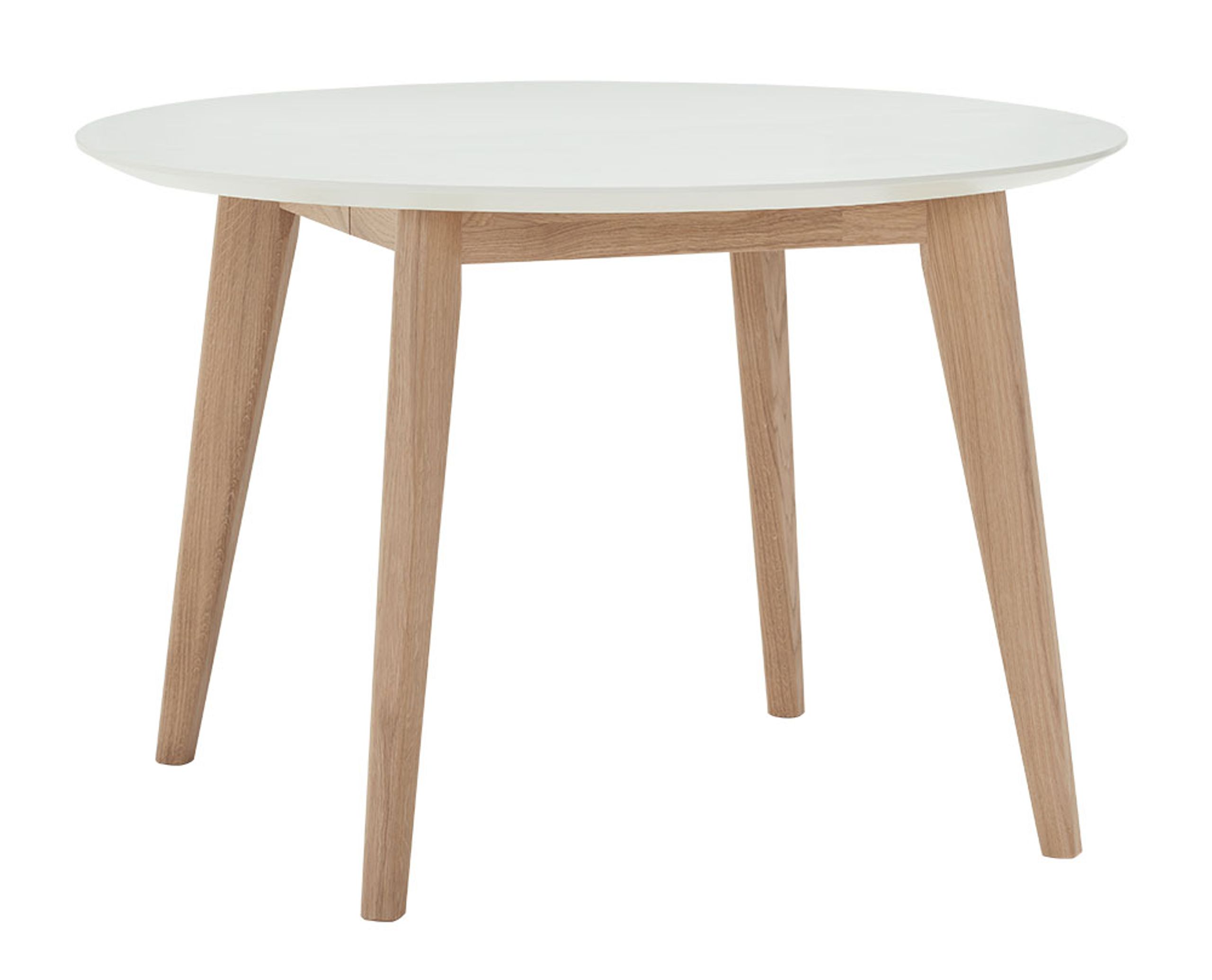 Andersen Furniture - Table à manger - AD1 Extraction Table - Laminate - White Mat Lacquered Oak/White Laminate