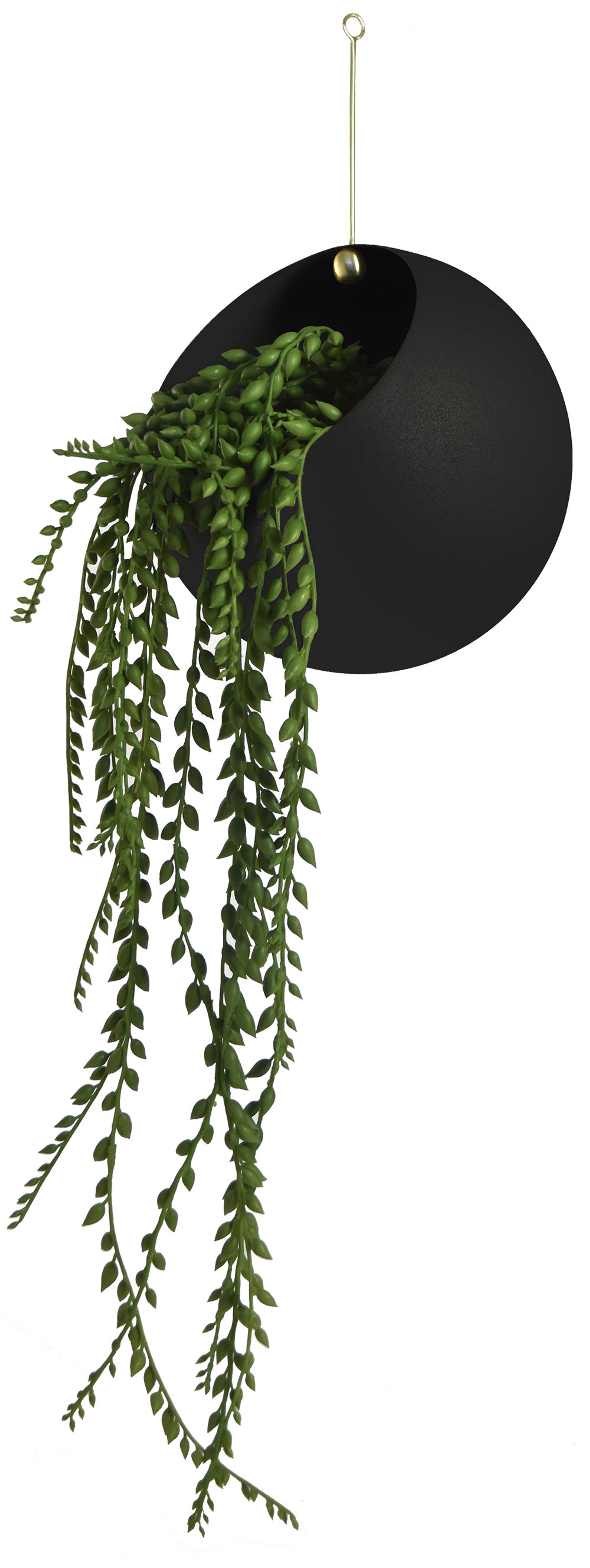 AYTM - Pot - Globe Hangning Flowerpot - Black Small