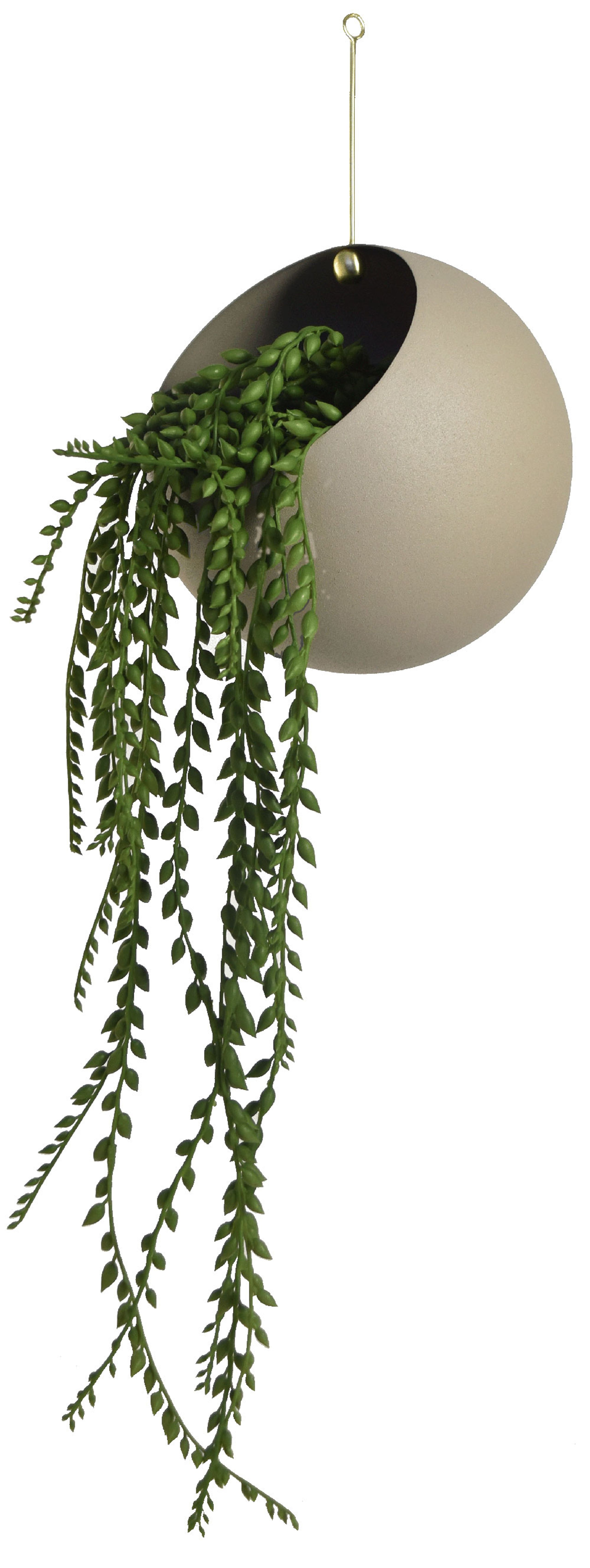 AYTM - Behälter - Globe Hangning Flowerpot - Taupe Large