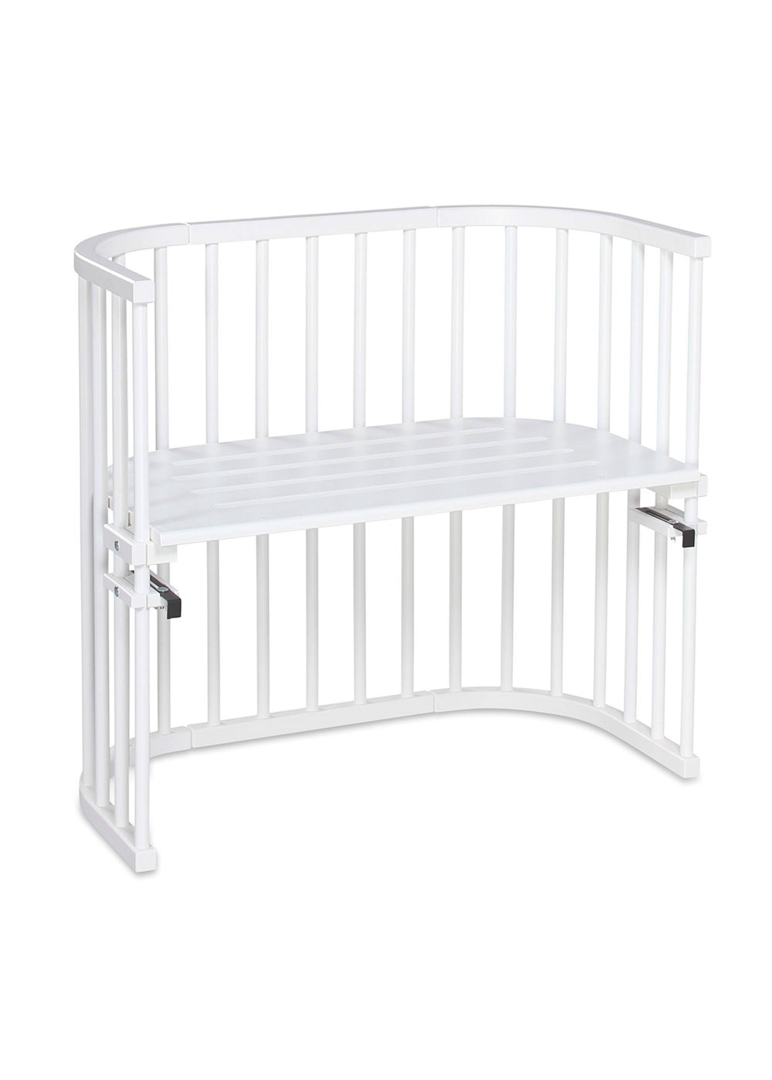 Babybay - Bedside Crib - Babybay - Original Co-Sleeper - Hvid Lakeret