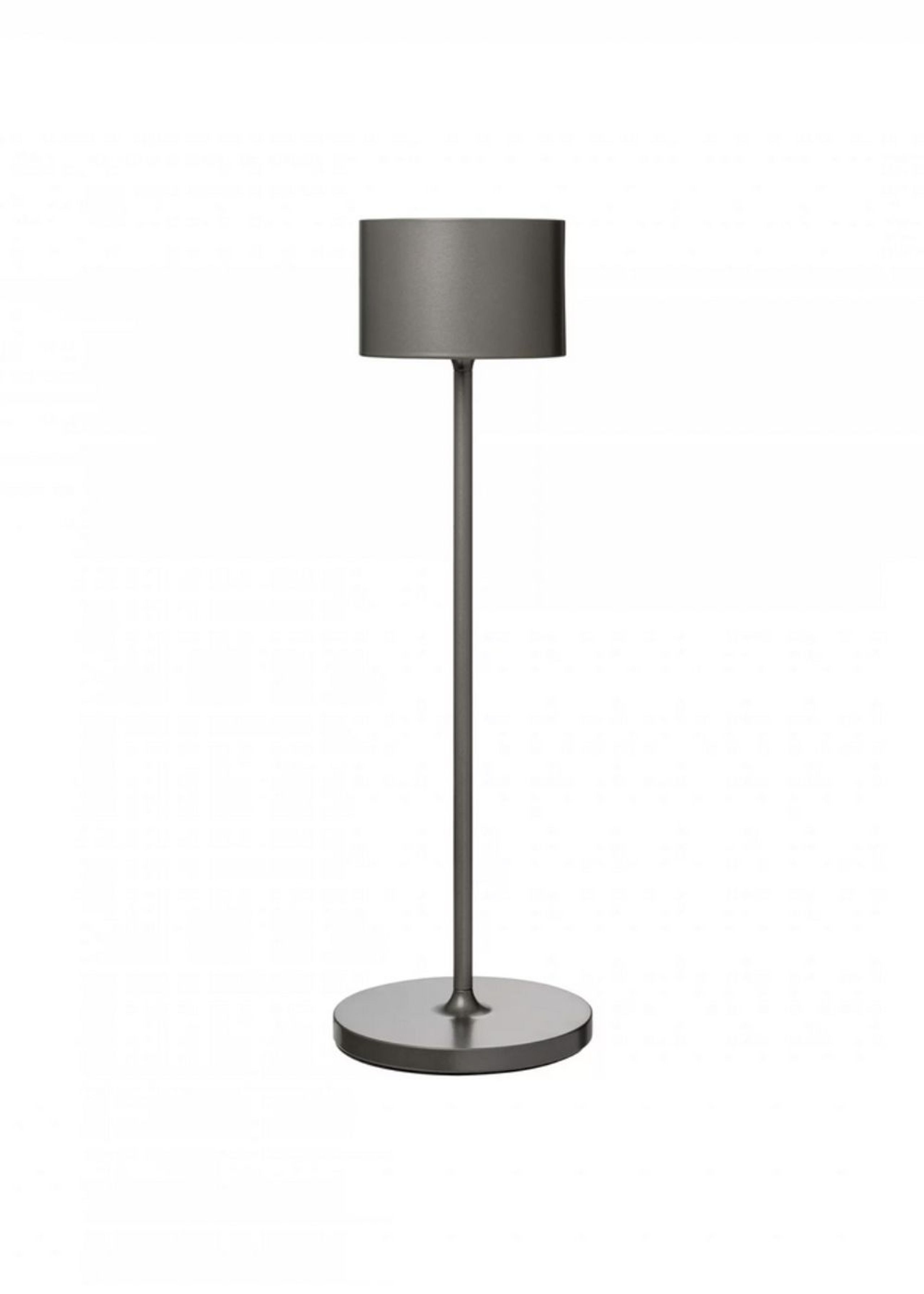Blomus - Tafellamp - FAROL Mobile LED Table Lamp - Burned Metal, Metallic Finish
