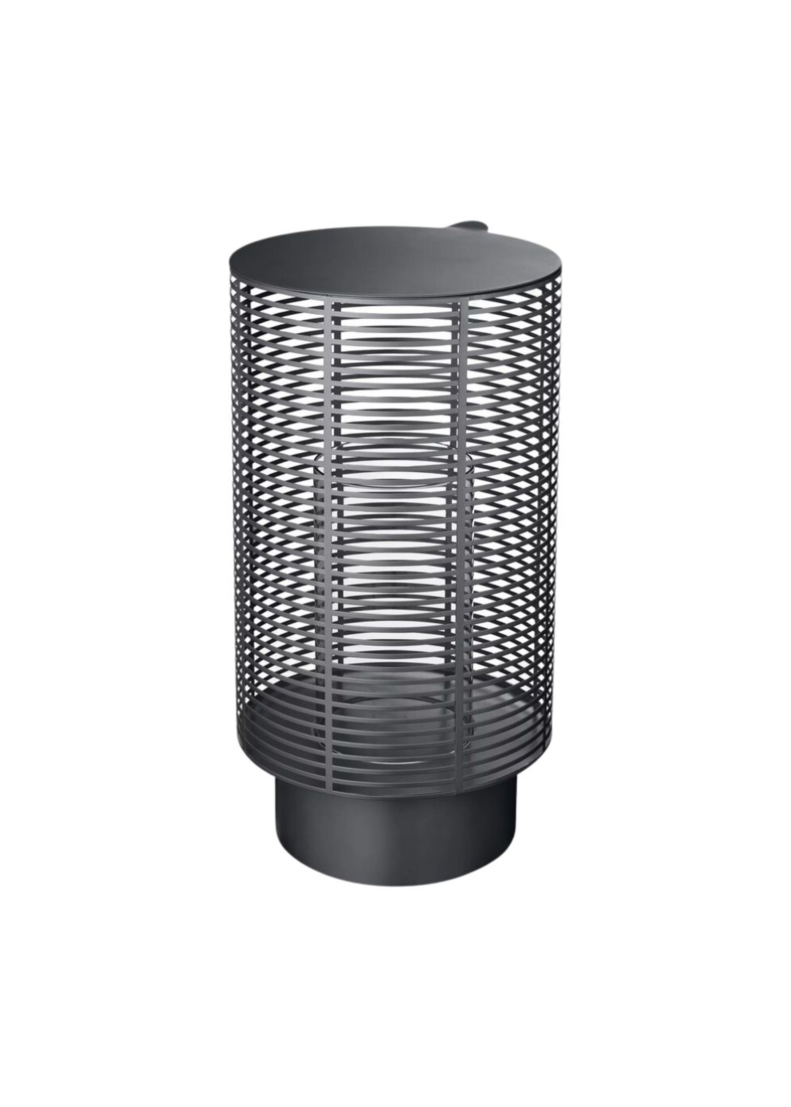 Blomus - Lantern - OLEA Outdoor Lantern - Gunmetal, Metallic Finish - Large