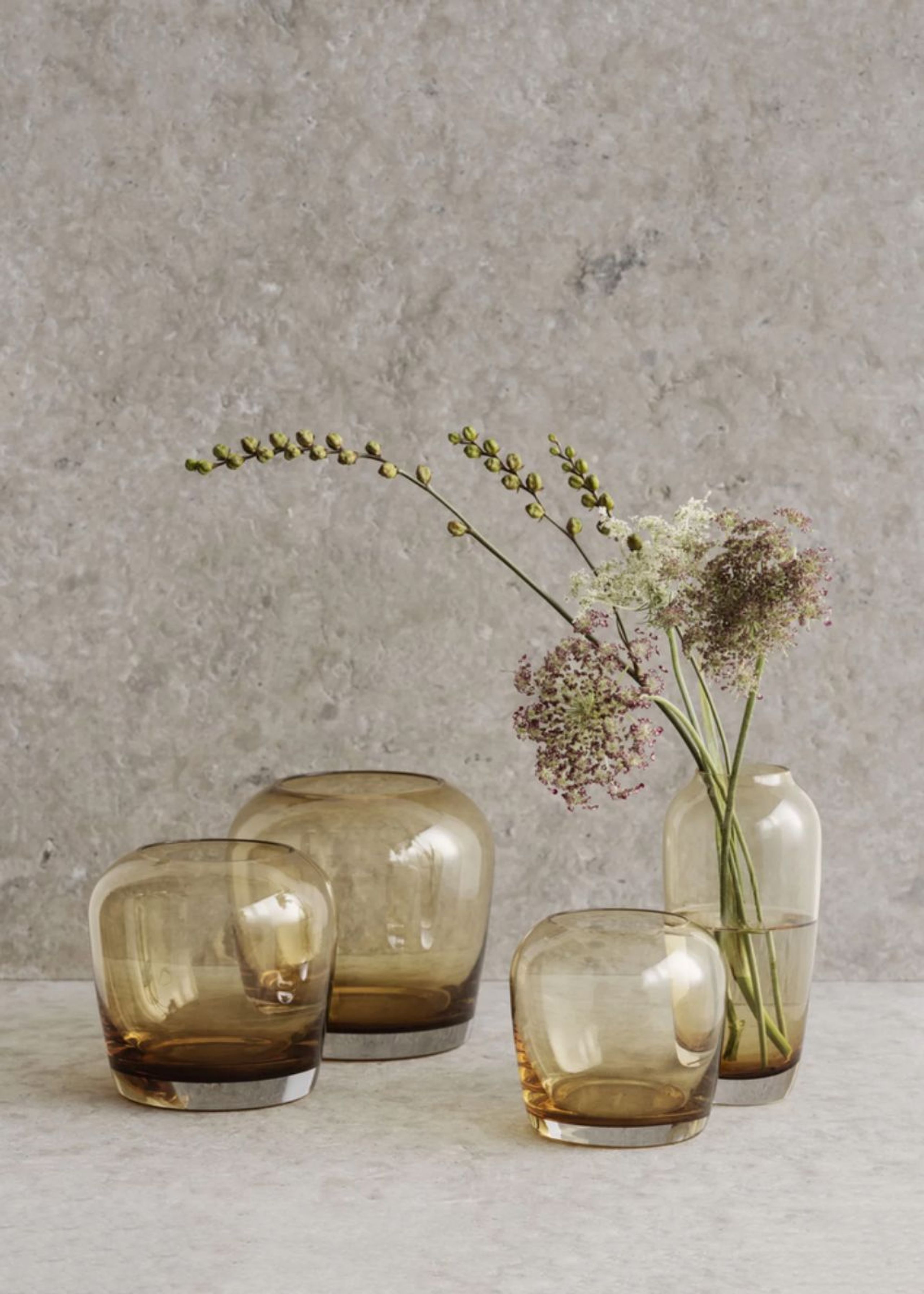 Blomus - Vase - LETA Vase - Round - Tan - Medium