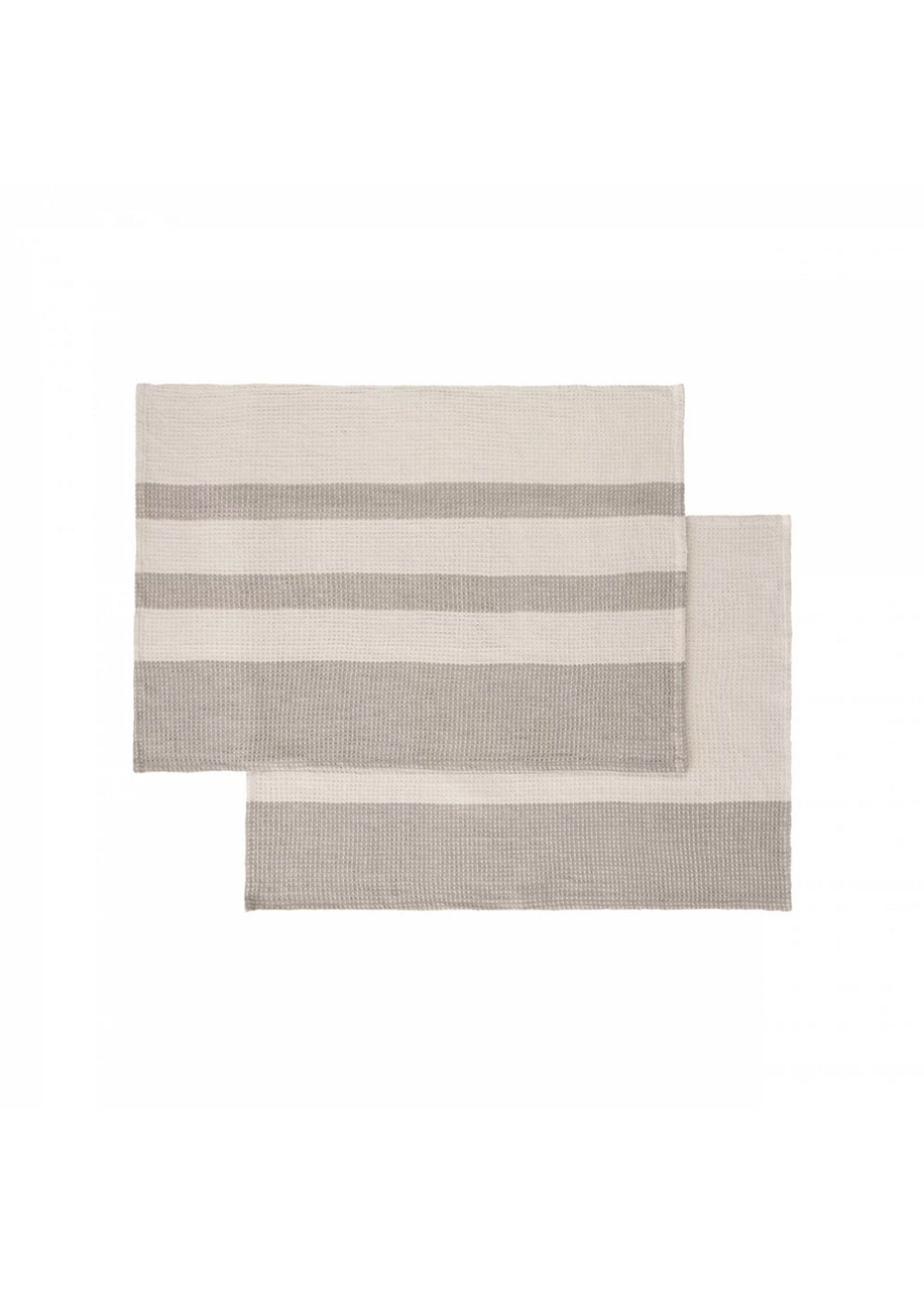 Blomus - Geschirrtuch - GANO Set Of 2 Tea Towels - Moonbeam / Mourning Dove