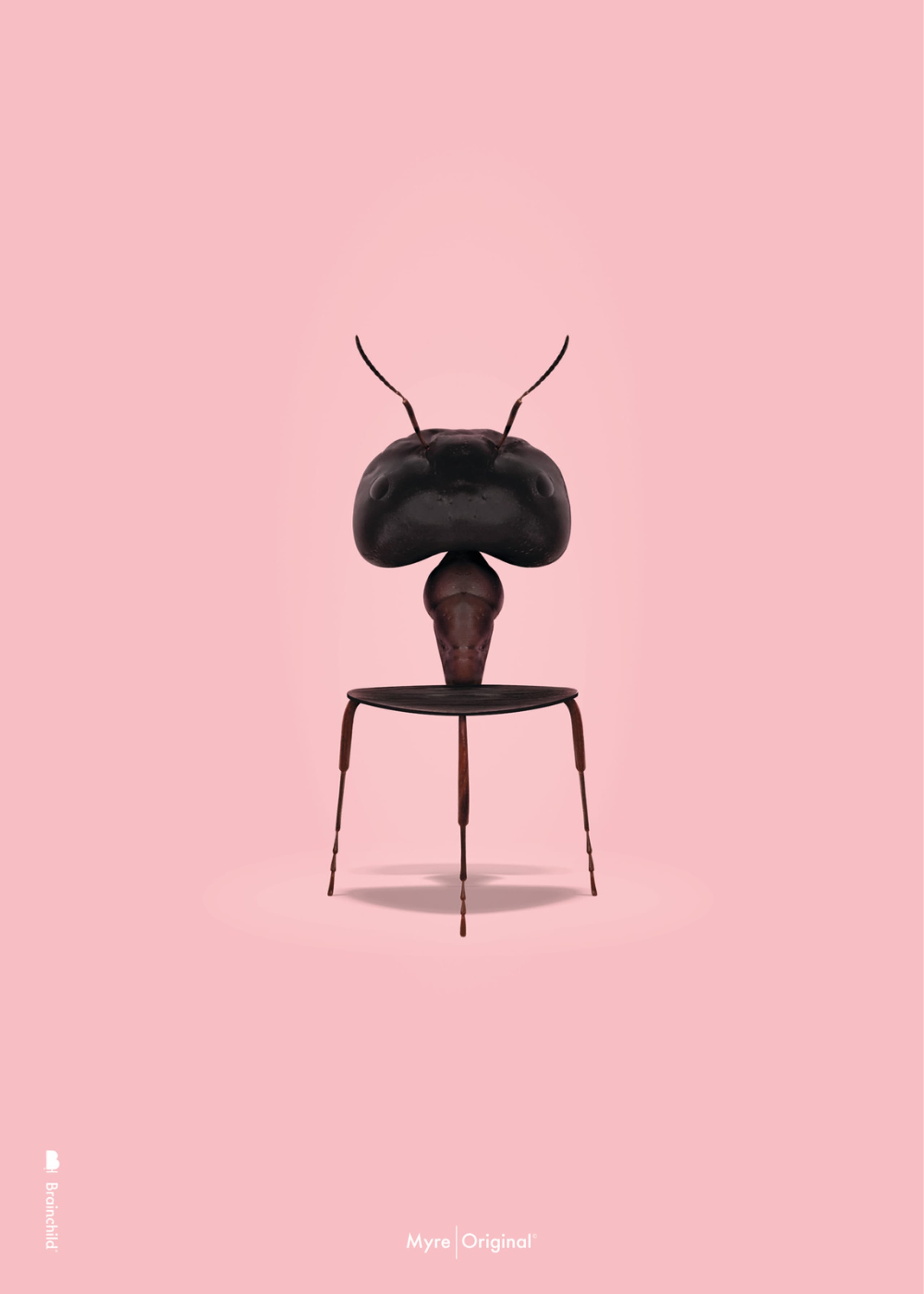 Brainchild - Plakat - Classic poster - pink ant - Ingen ramme