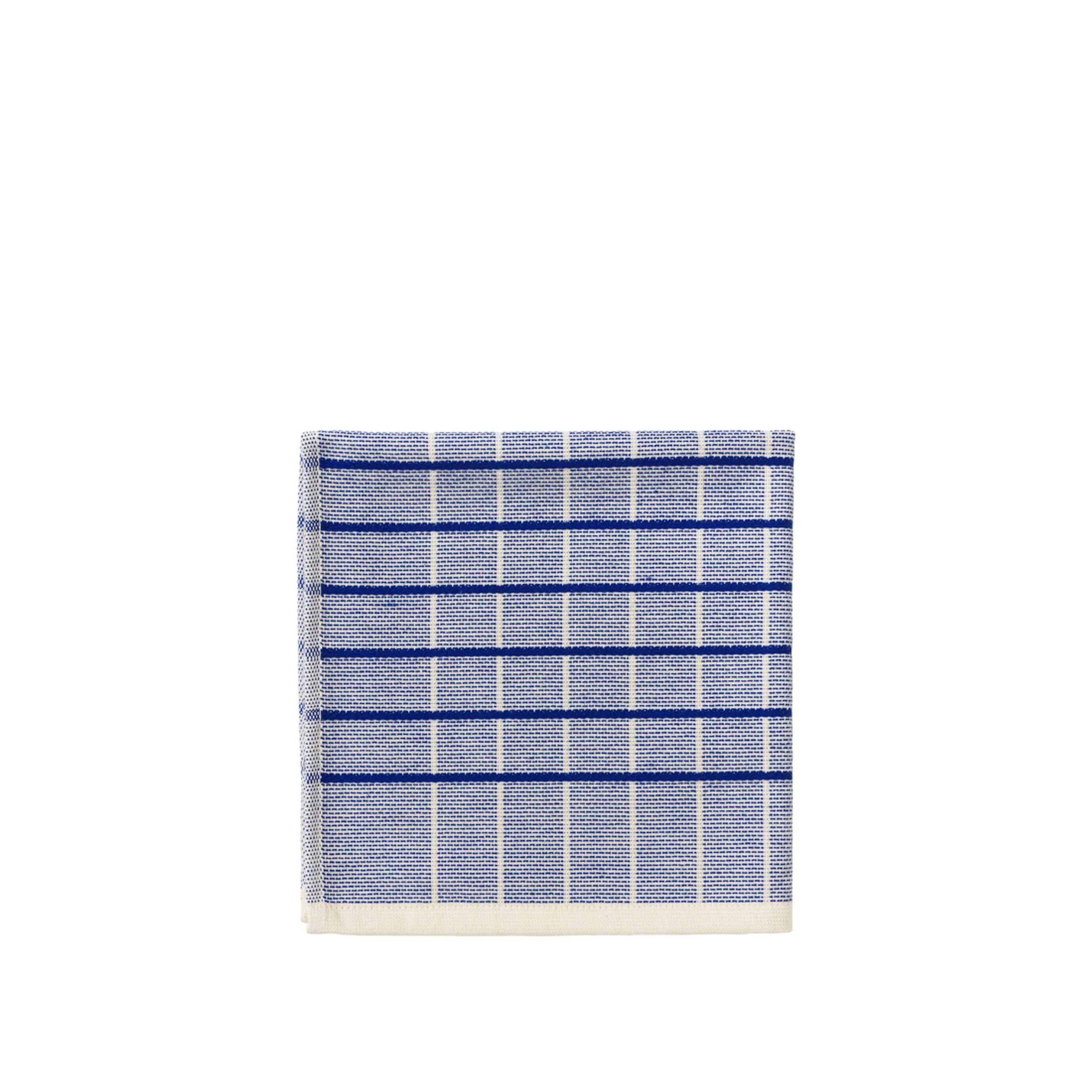Broste CPH - Serviette de toilette - Herman Kitchen Towel - Baja Blue, Small Grid