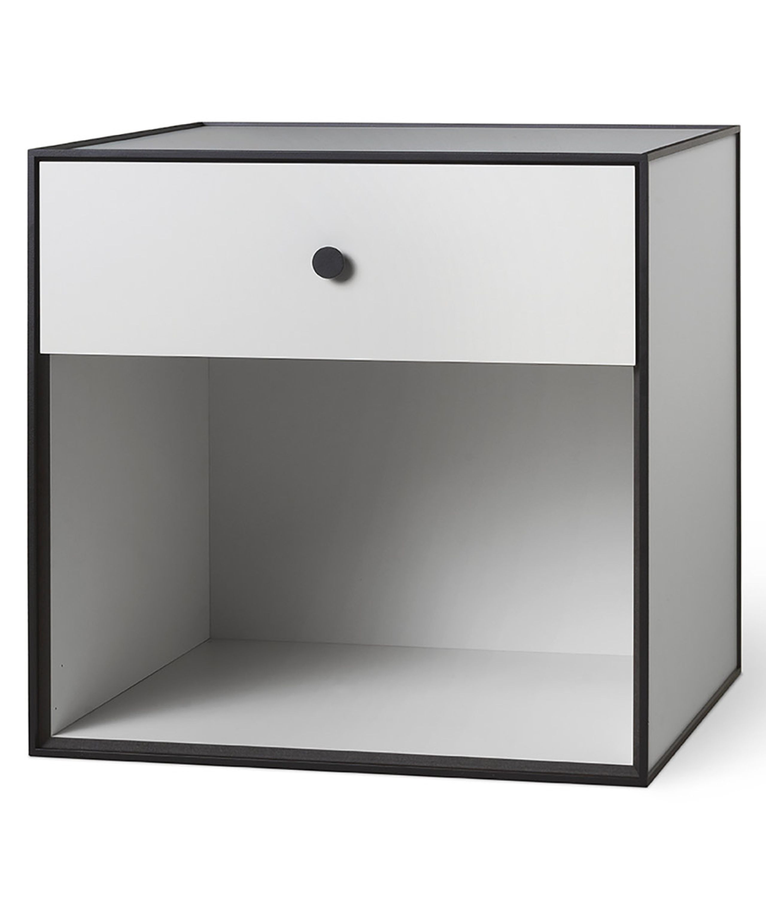 By Lassen - Étagère - Frame 49 with drawers - Light Grey - 1 drawer
