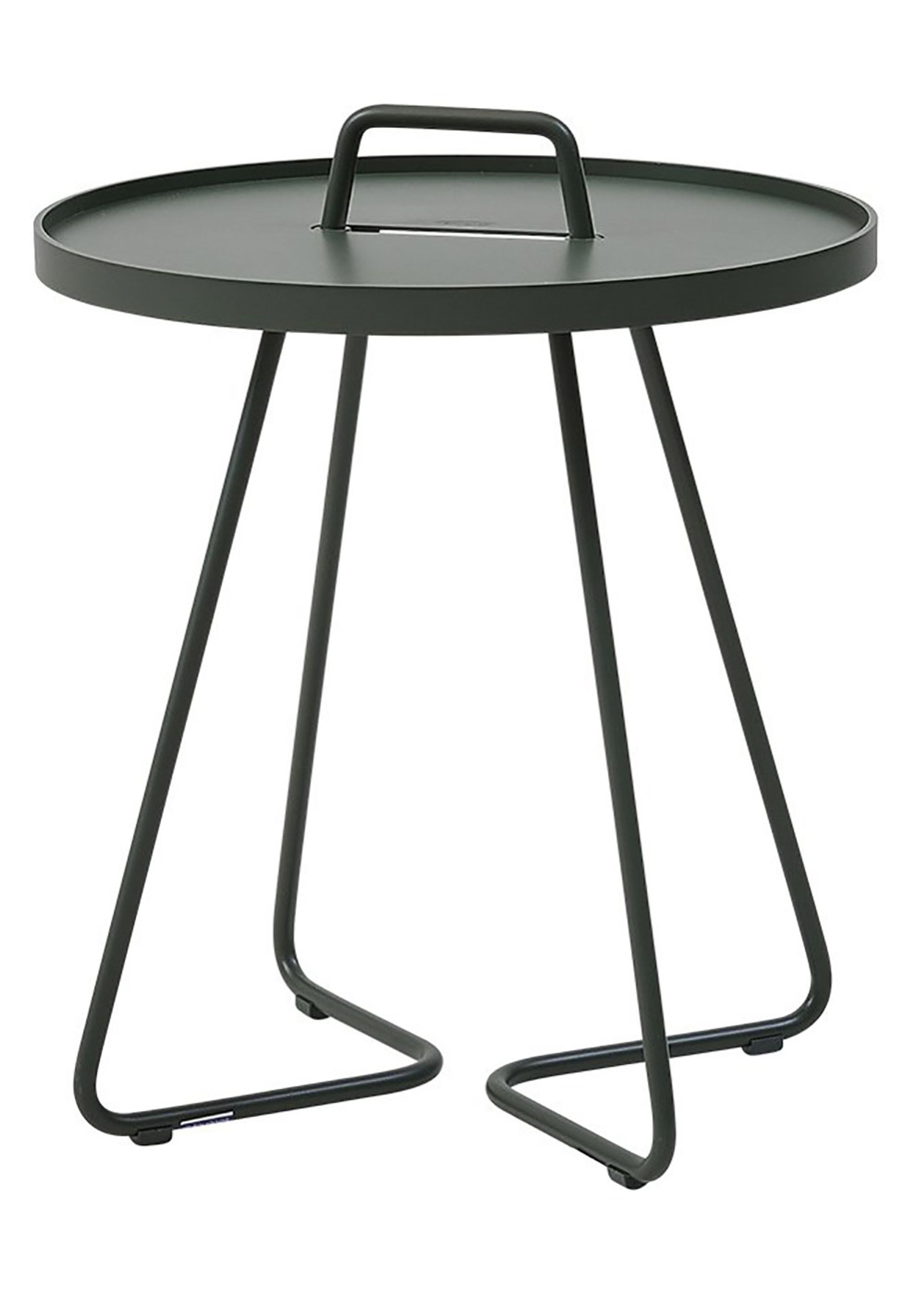 Cane-line -  - On-the-move side table - Dark green - Small