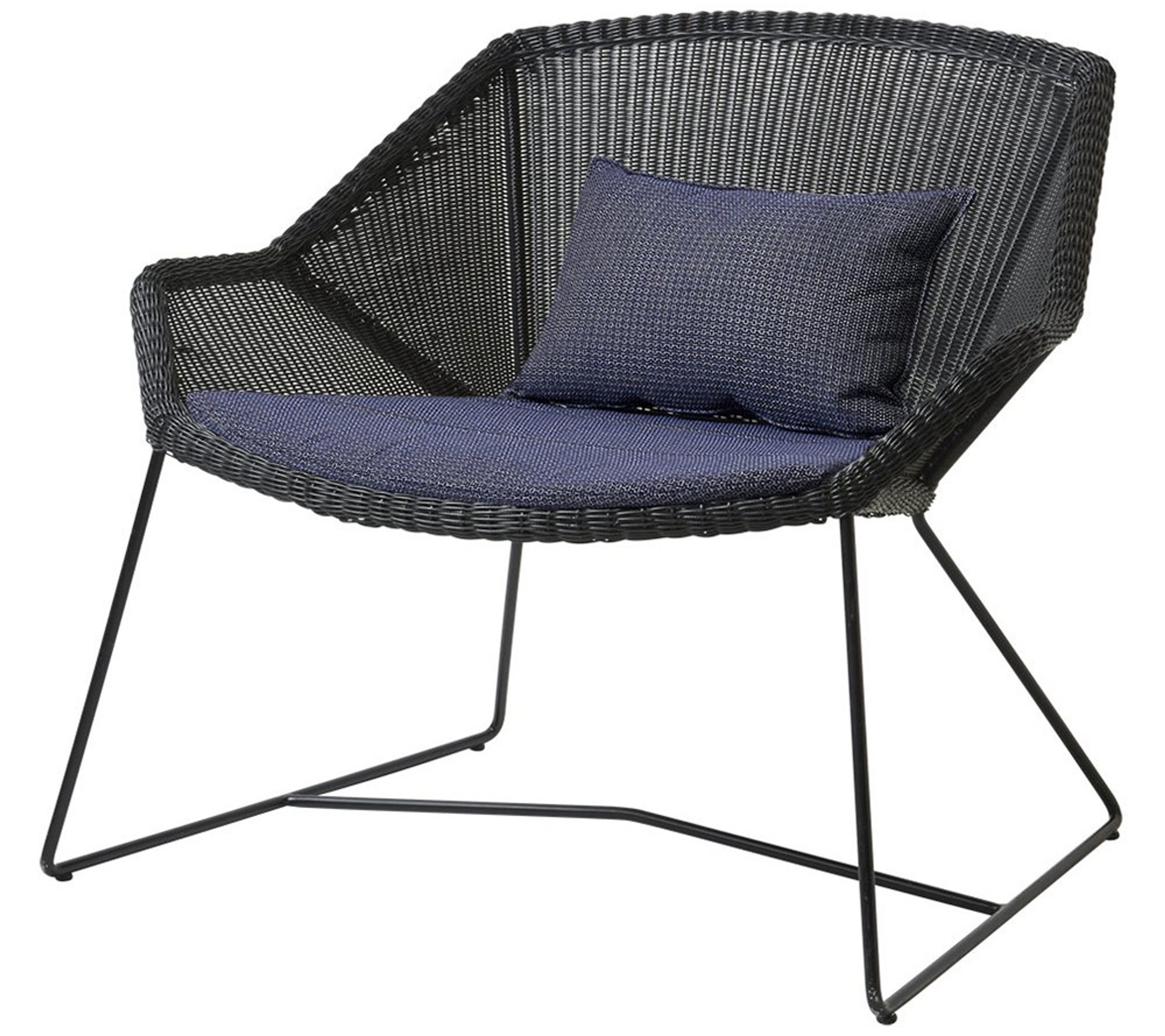 Cane-line - Coussin - Breeze Lounge Chair Cushion - Blue - Cane-line Link
