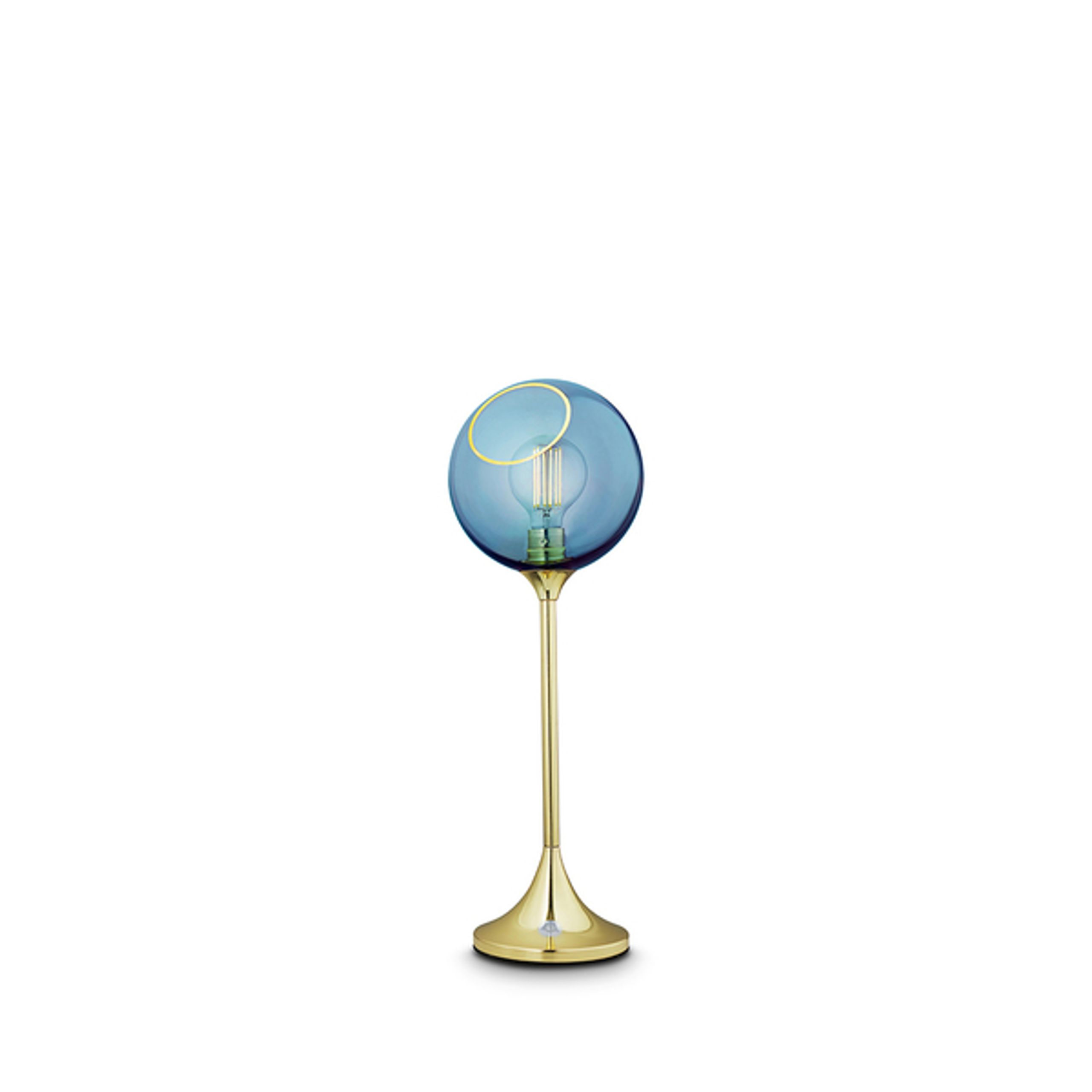 Design By Us - Tischlampe - Ballroom Table Lamp - Blue/Gold