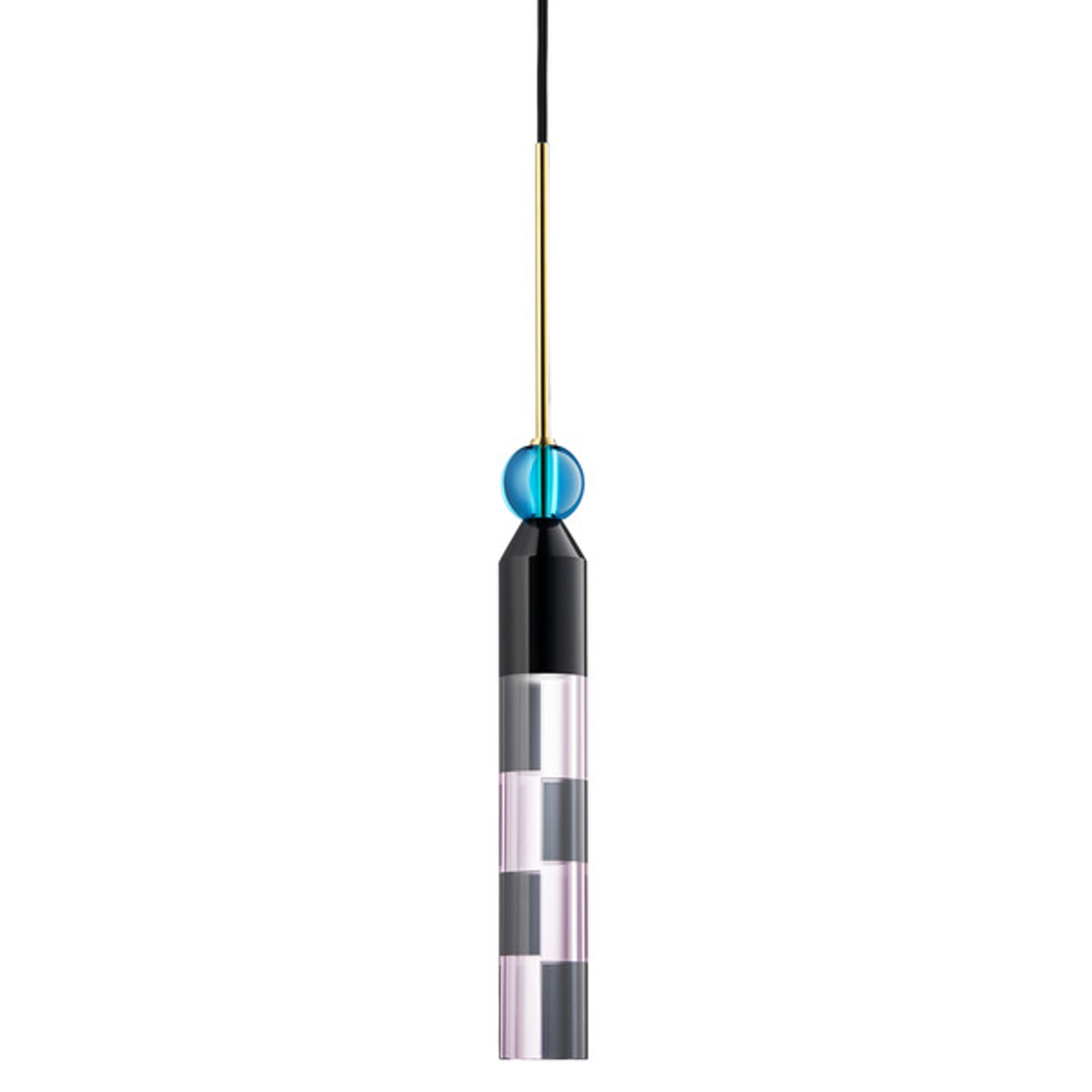 Design By Us - Hängelampe - Carnival Pendant Lamp - No. 4 - Rose/Grey/Black/Azure