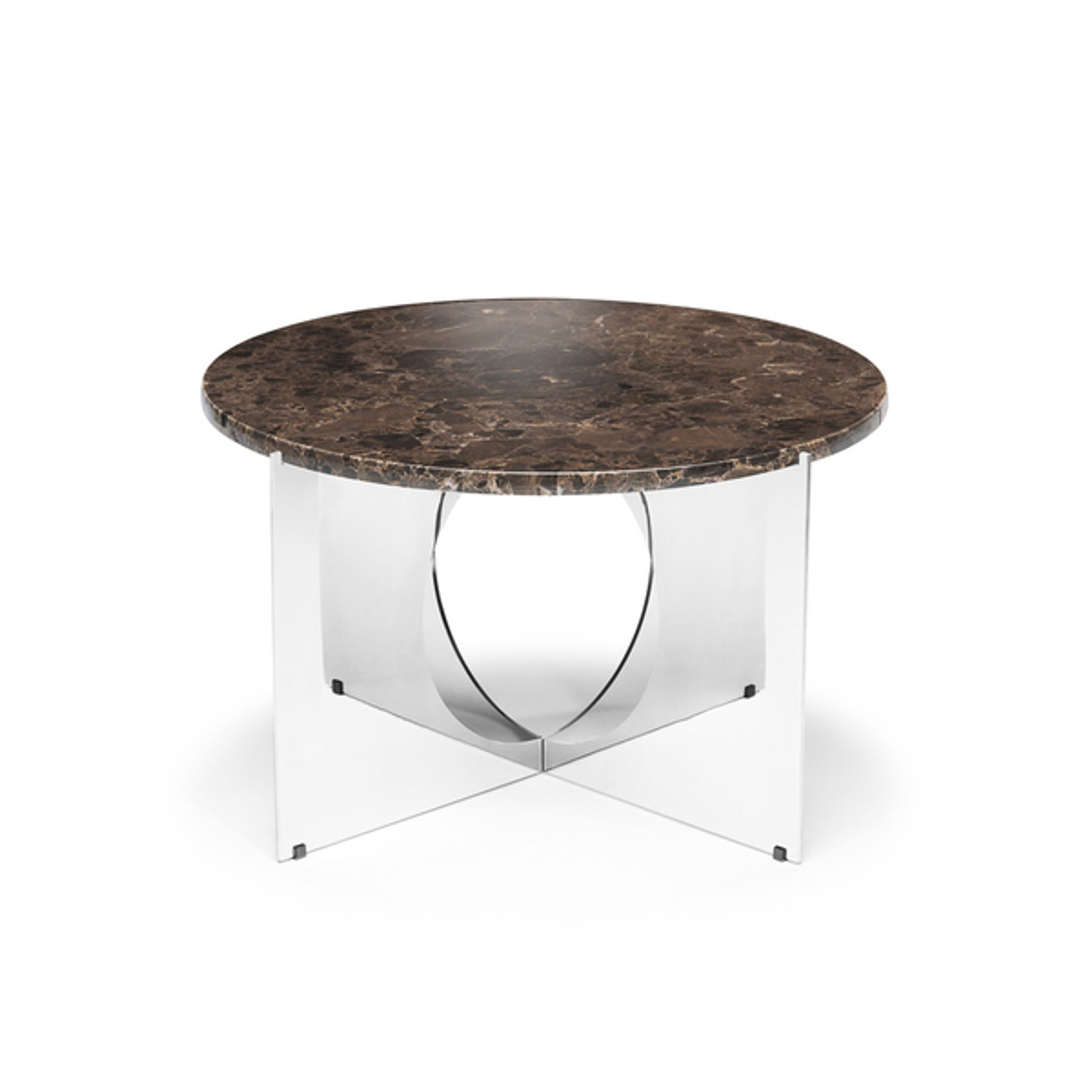 Design By Us - Mesa de centro - This Is Art Table - Marble - Brown - Chrome