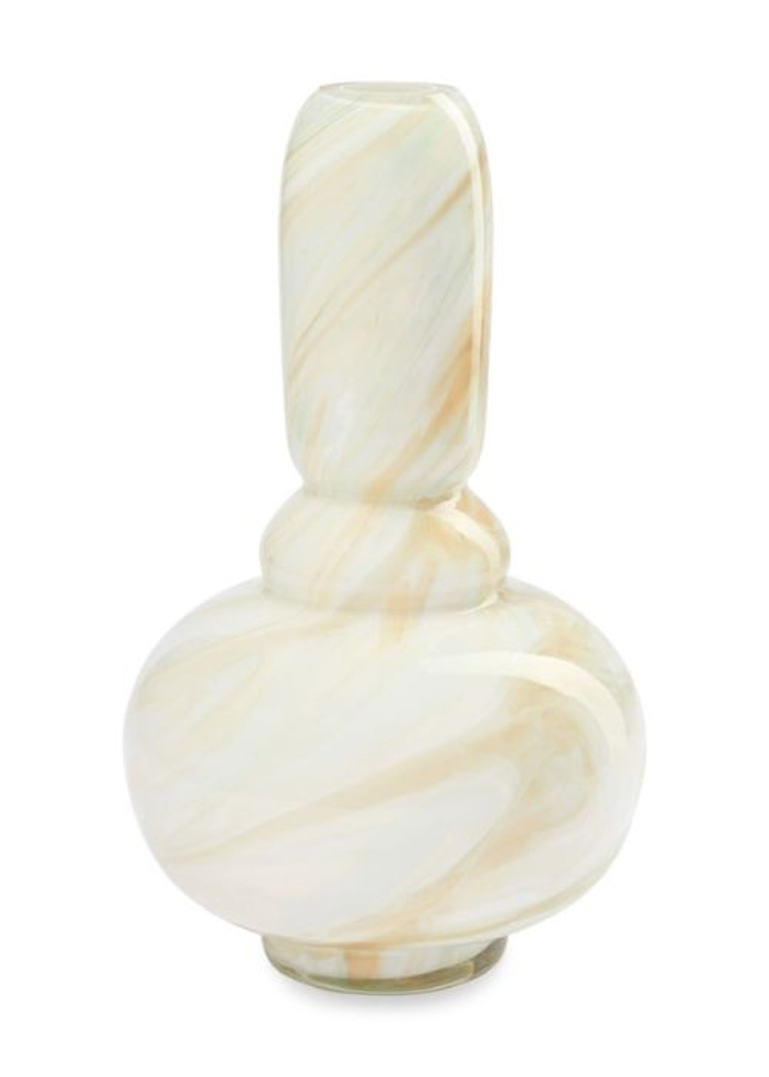 eden outcast - Vase - Twirl Vase - Twirl Vase Marble Yellow Tall