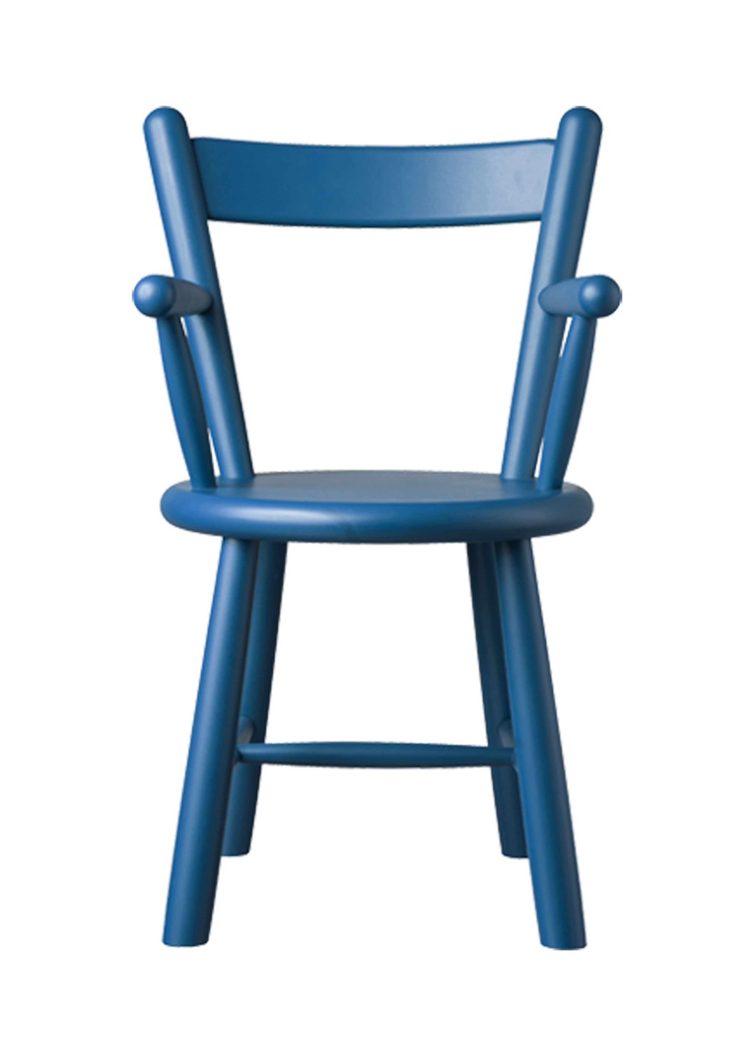 FDB Møbler / Furniture - Chaise pour enfants - P9 by Børge Mogensen - Birch / Blue