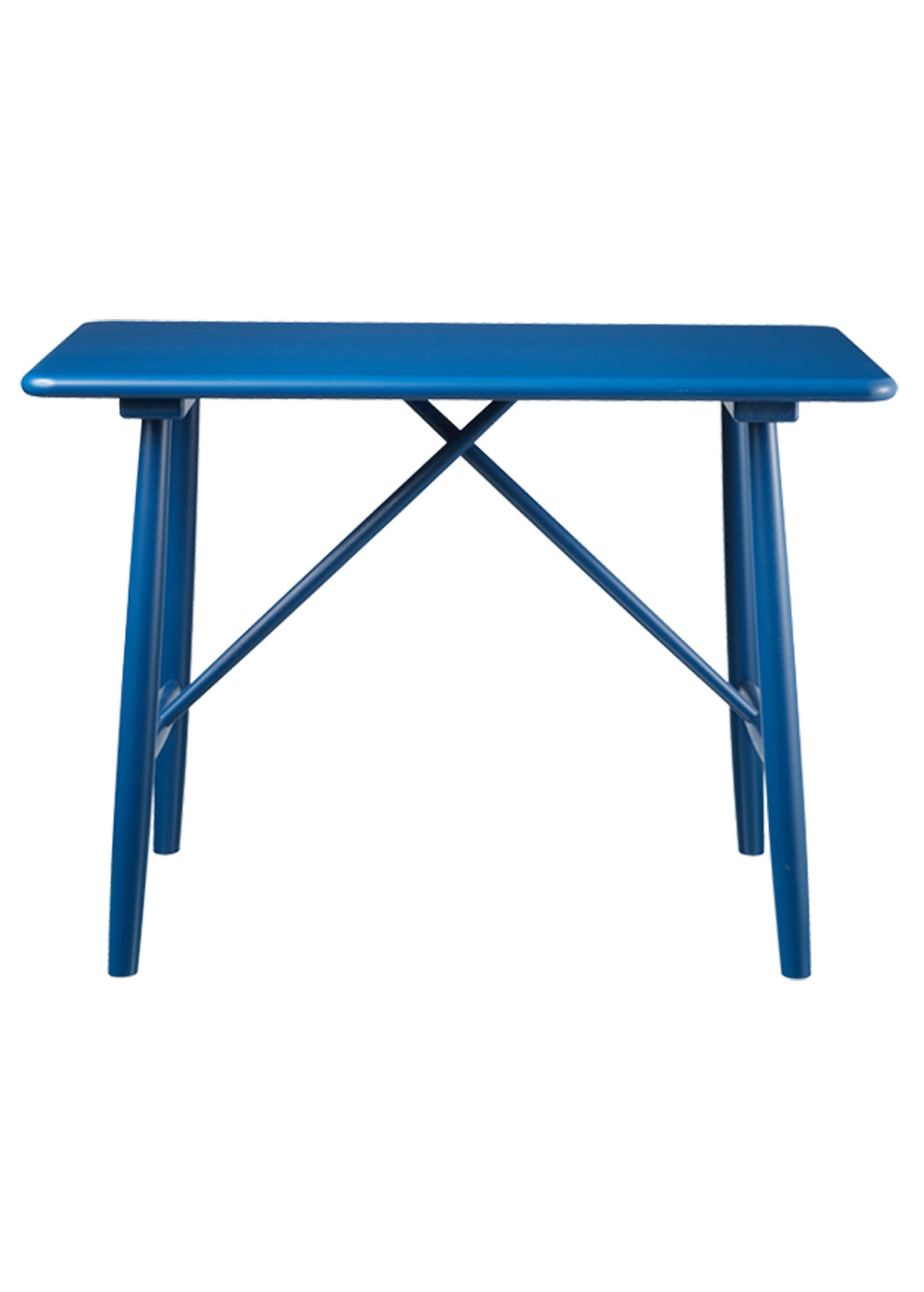 FDB Møbler / Furniture - Table - P10 children table by Børge Mogensen - Birch / Blue