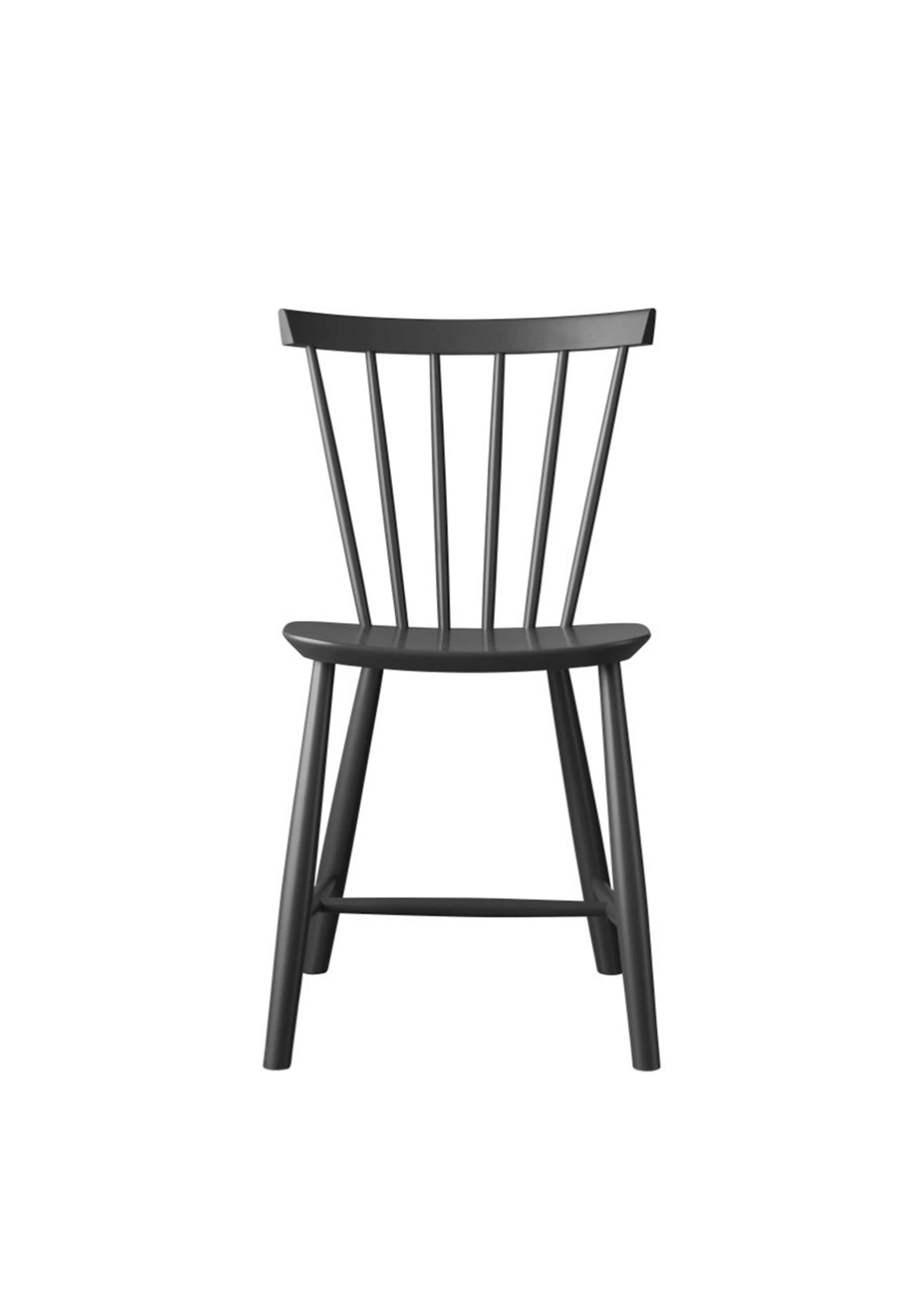 FDB Møbler / Furniture - Stuhl - J46 von Poul M. Volther - Beech/Dark Grey
