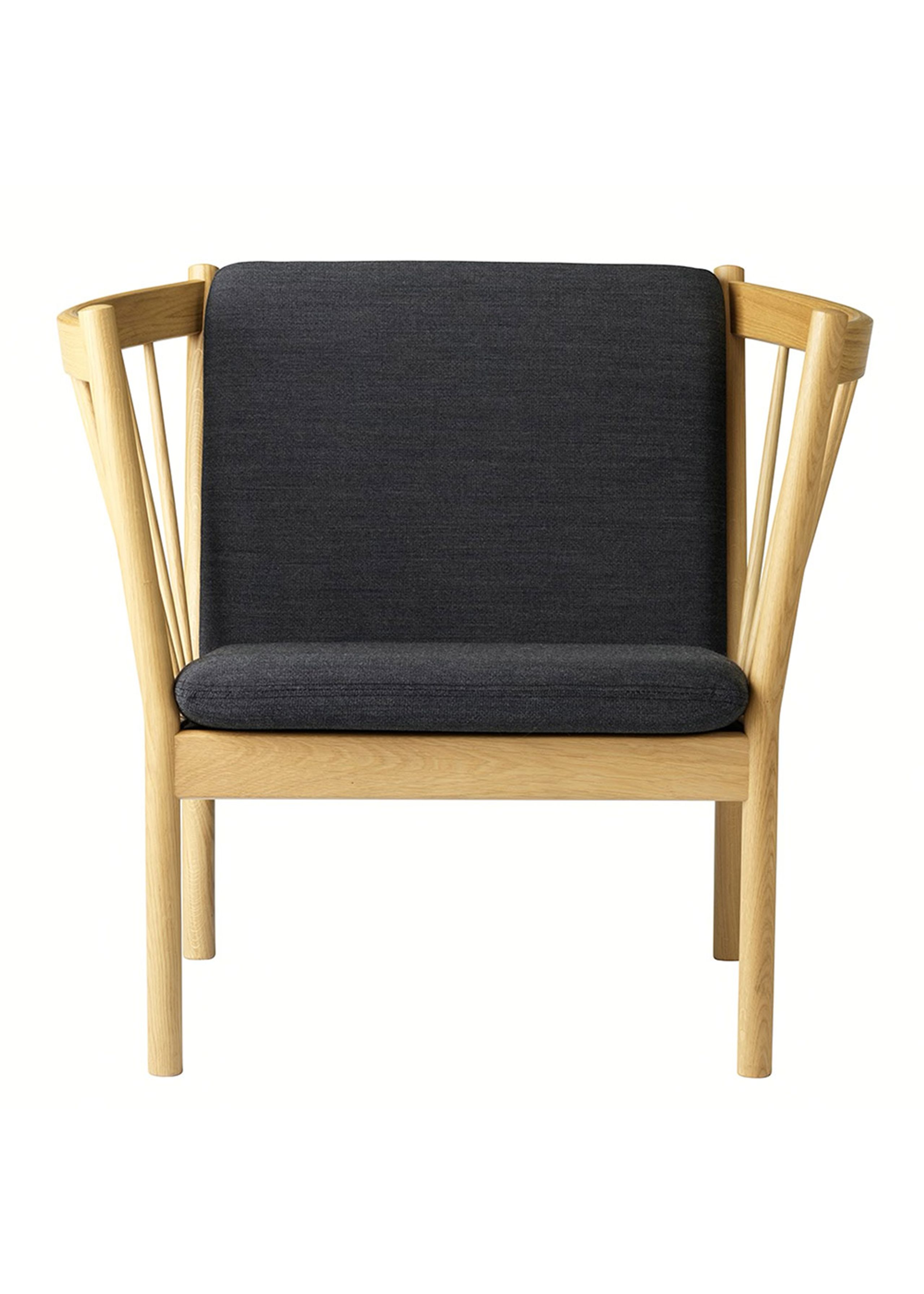 FDB Møbler / Furniture - Sessel - J146 by Erik Ole Jørgensen - Oak/Dark Grey