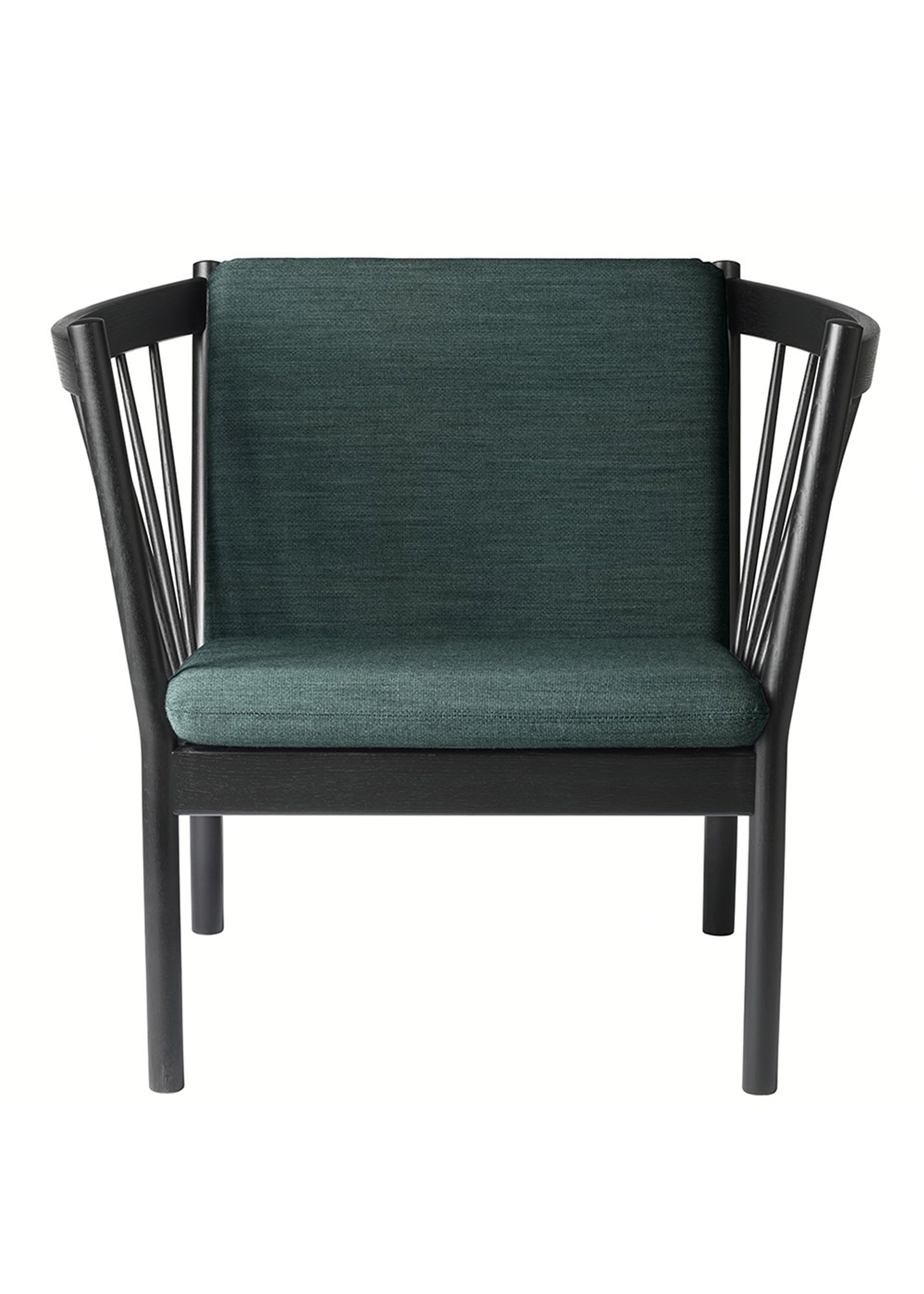 FDB Møbler / Furniture - Sessel - J146 by Erik Ole Jørgensen - Black Oak/Dark Green