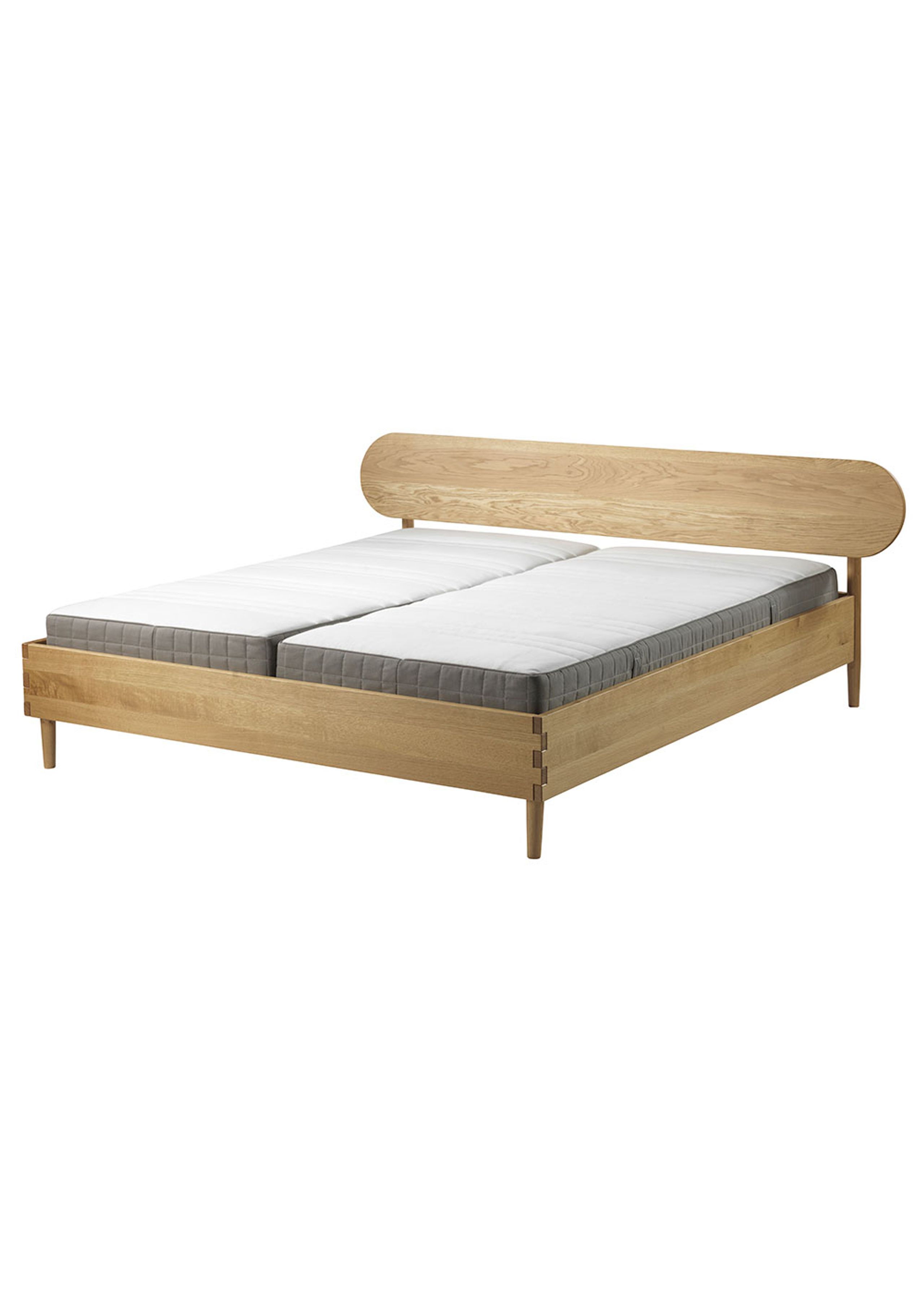 FDB Møbler / Furniture - Bed frame - G30 - Radius - Seng - Oak, Nature