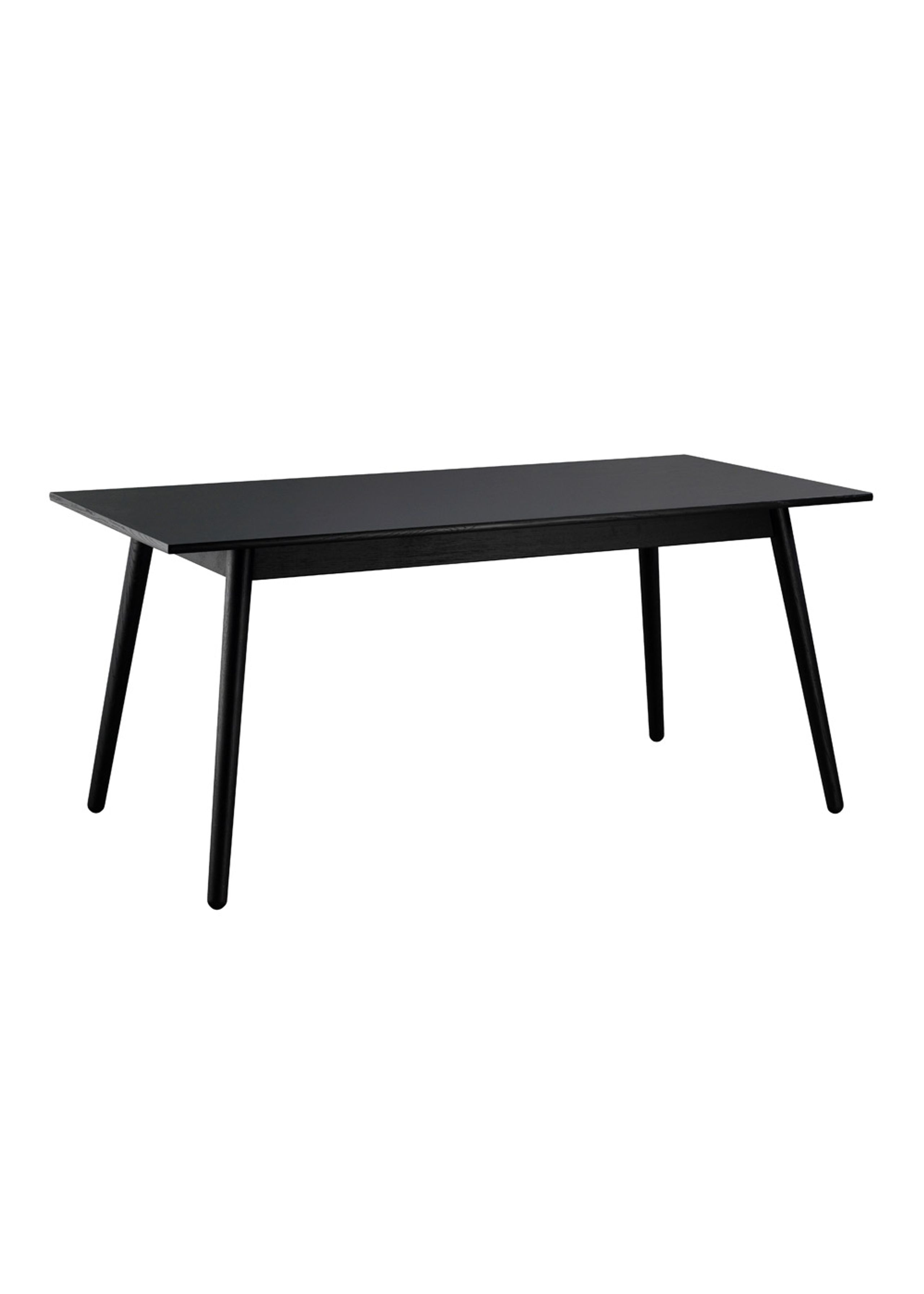 FDB Møbler / Furniture - Eettafel - C35B by Poul M. Volther - Oak - Black / Black