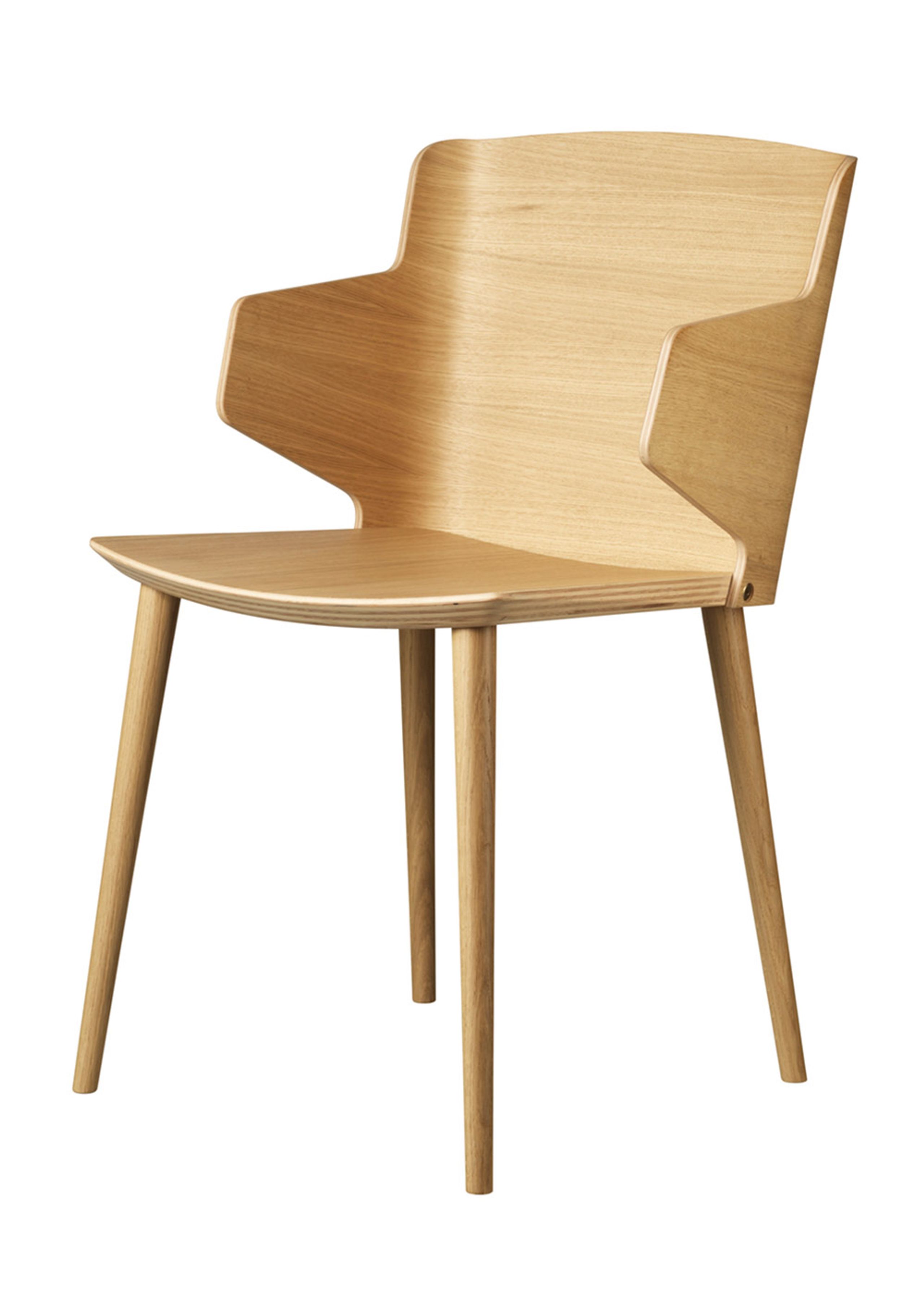 FDB Møbler / Furniture - Stoel - J155 Yak by Tom Stepp - Oak / Natural / With armrest
