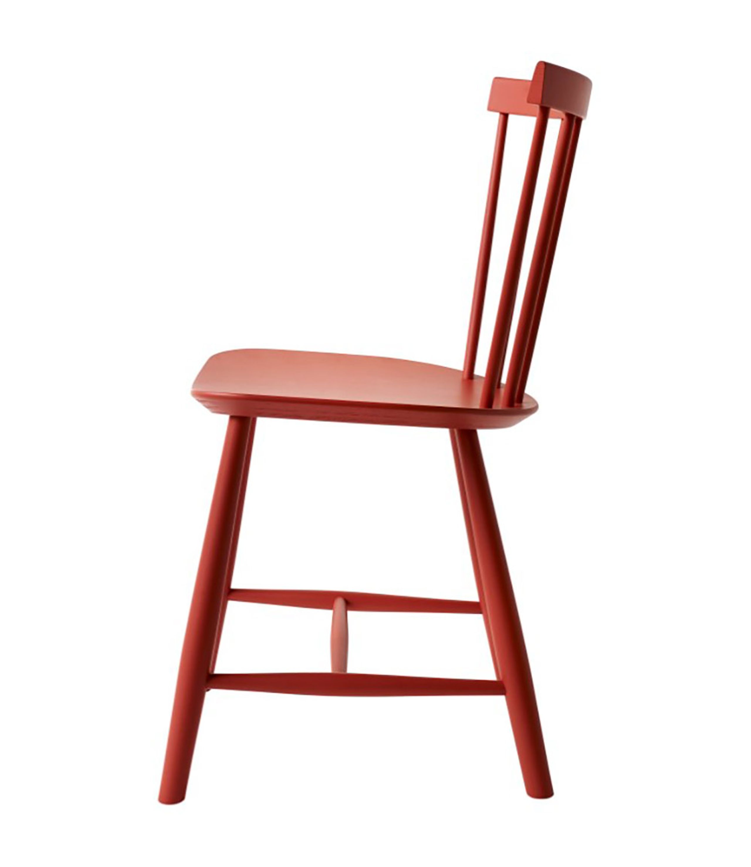 FDB Møbler / Furniture - Stoel - J46 by Poul M. Volther - Beech/Red