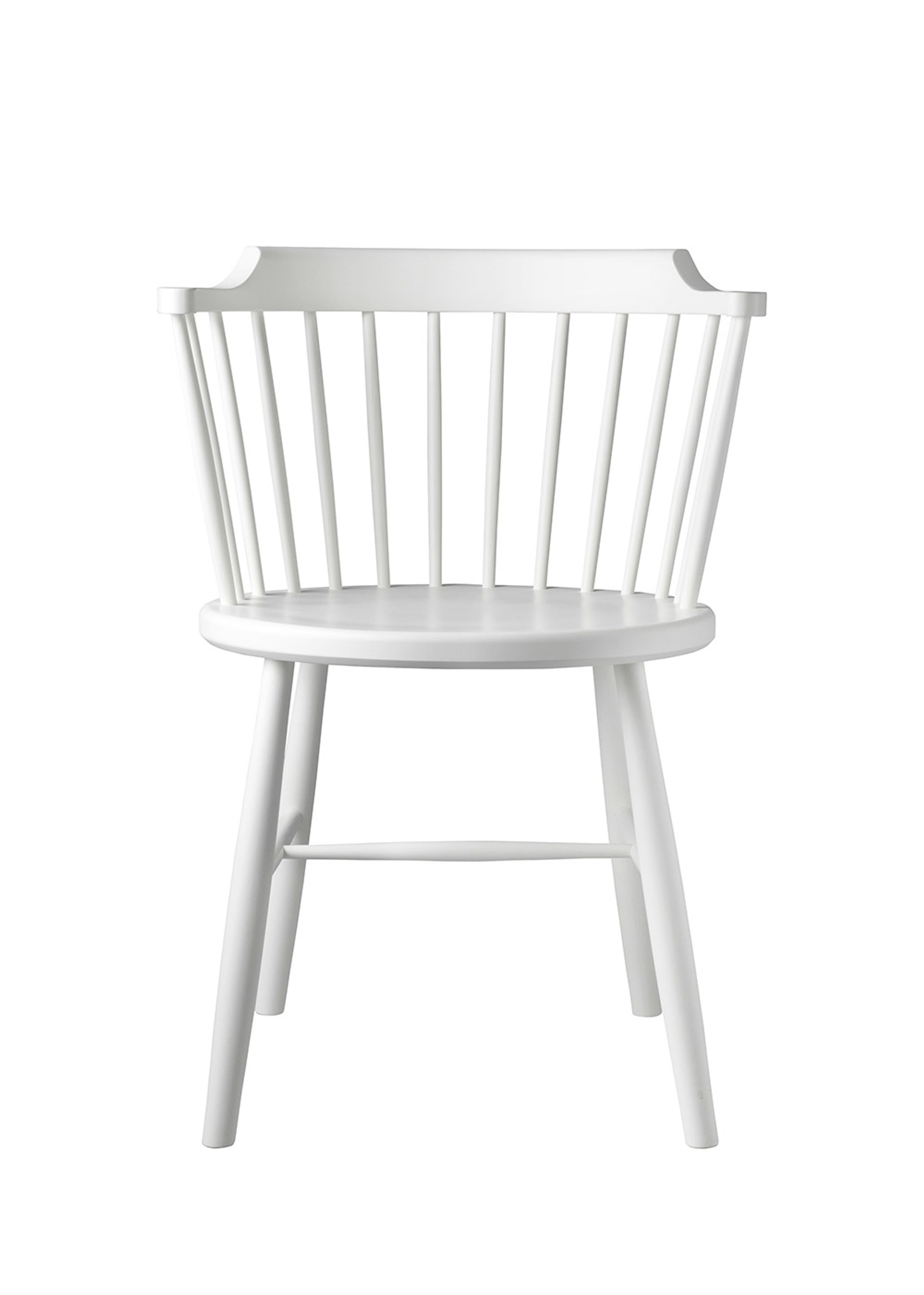 FDB Møbler / Furniture - Stol - J18 af Børge Mogensen - Bøg / Hvid