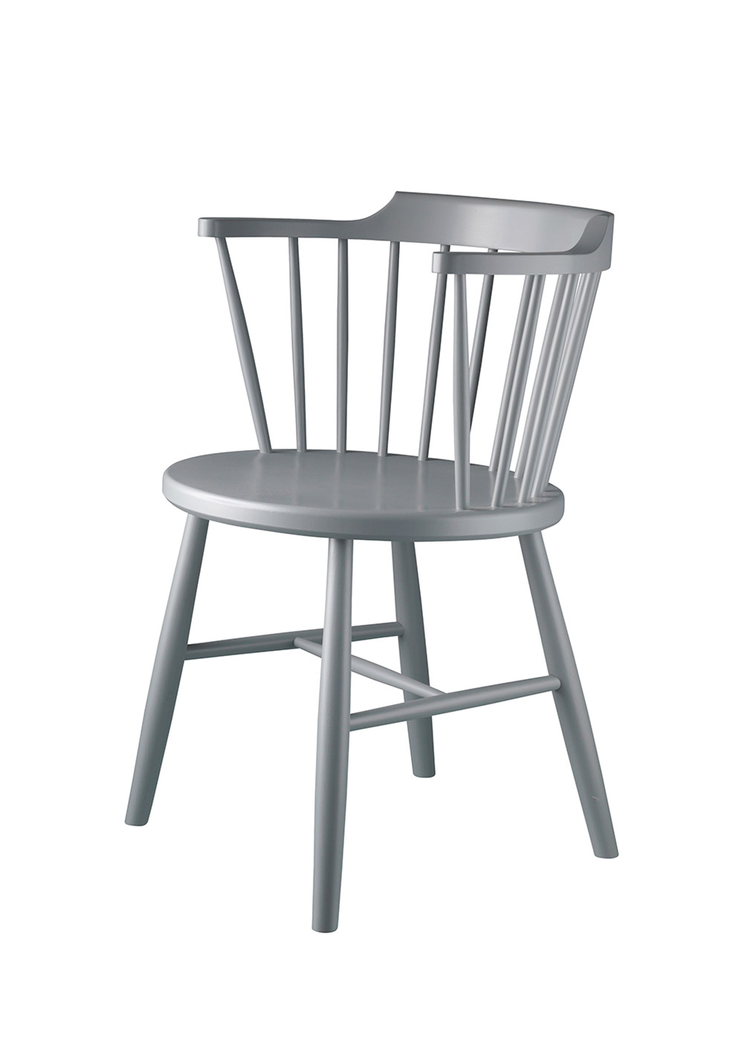 FDB Møbler / Furniture - Chaise - J18 by Børge Mogensen - Beech / Light Grey