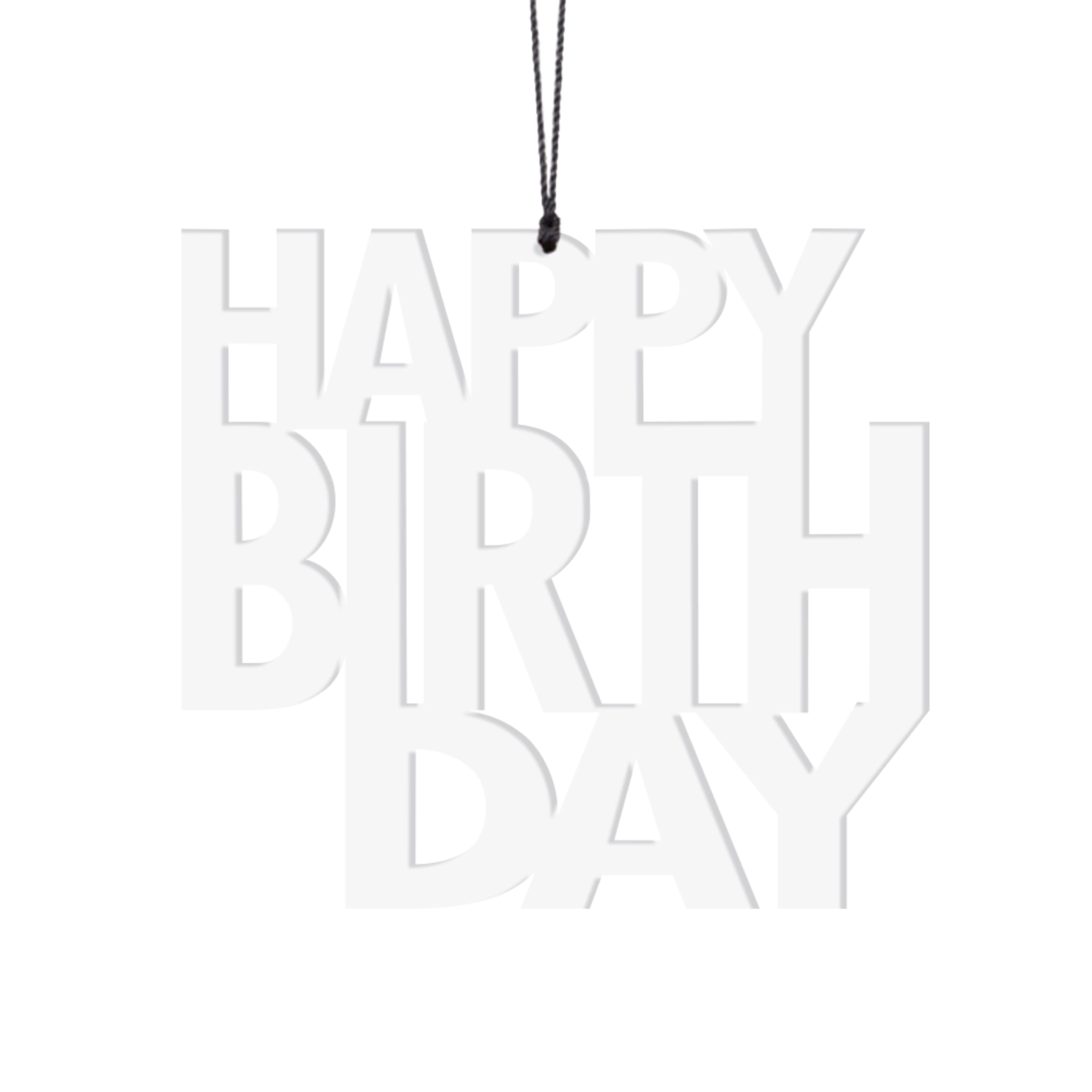 FELIUS Design - Happy Birthday - Decorazioni - White