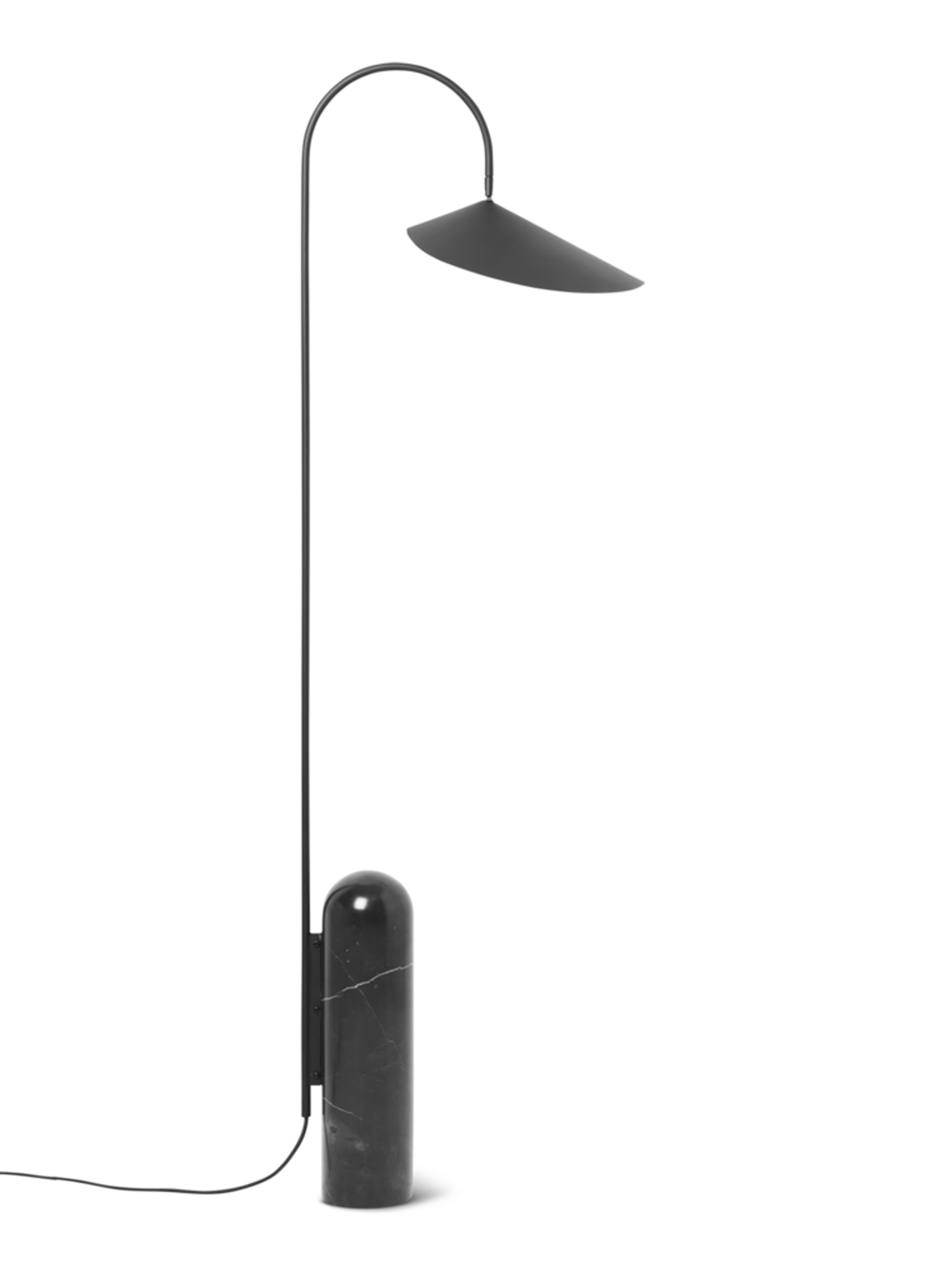 Ferm Living - Candeeiro de mesa - Arum Floor Lamp - Black