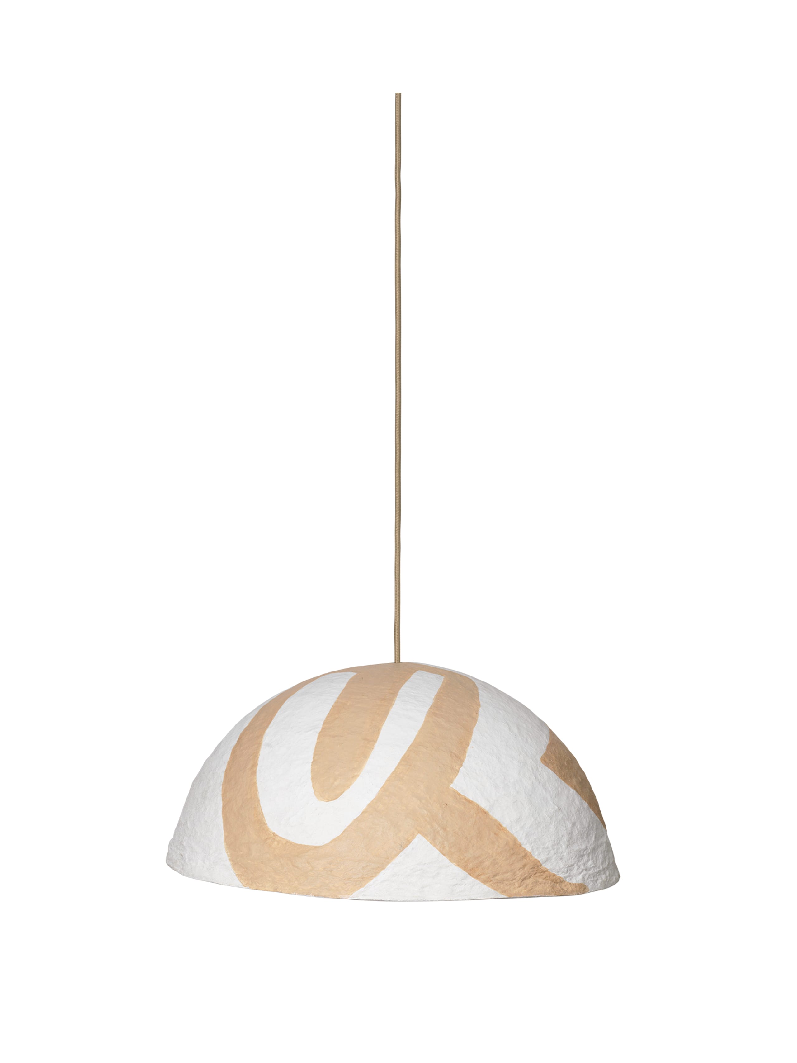 Ferm Living - Lampeskærm - Half Dome Lampshade - Half Dome Lampshade - Cave