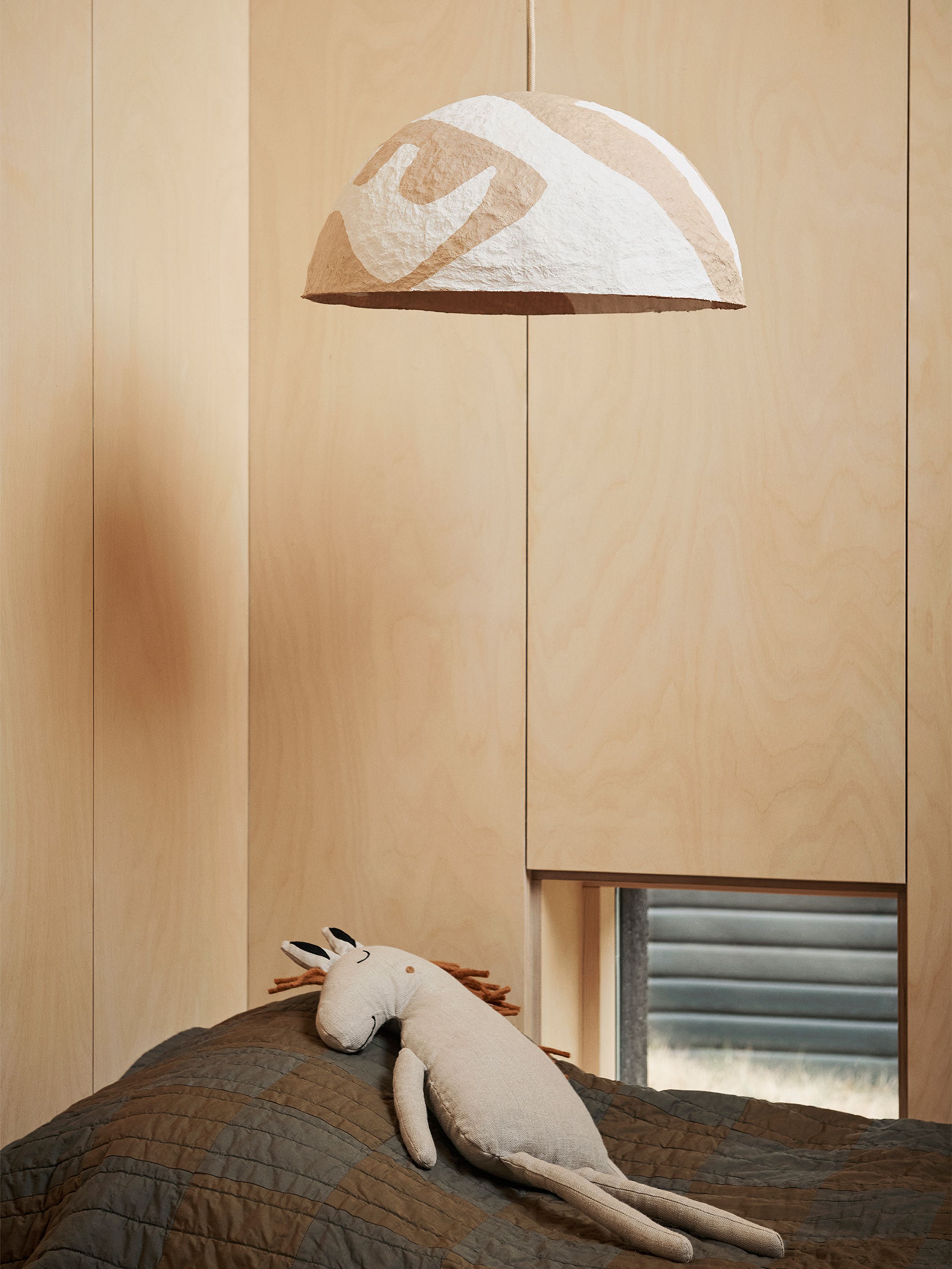 Ferm Living - Lampeskærm - Half Dome Lampshade - Half Dome Lampshade - Cave