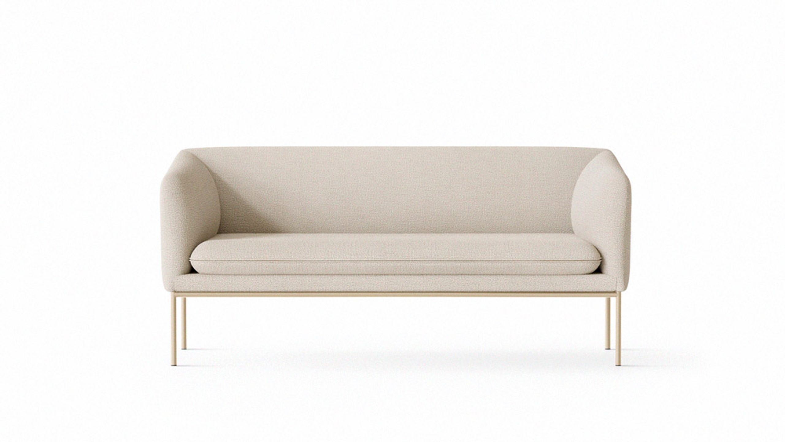 Ferm Living - Canapé - Turn Sofa / 2-seater - Cash Boucle - Off-White