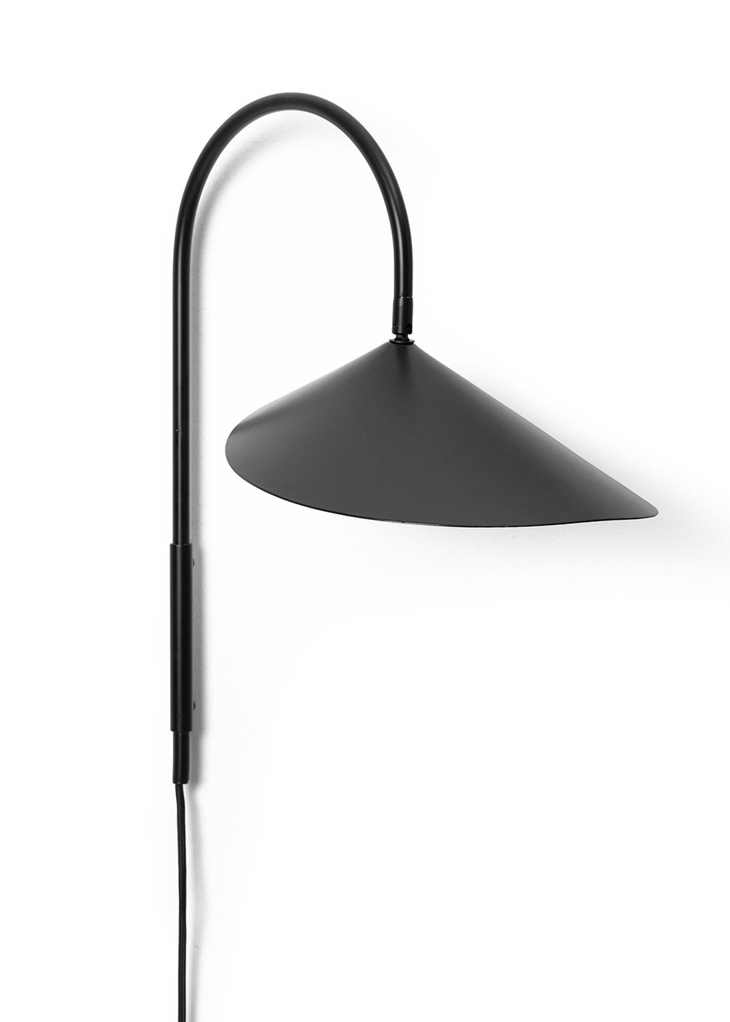 Ferm Living - Wandlampe - Arum Wall Lamp / Swivel - Black