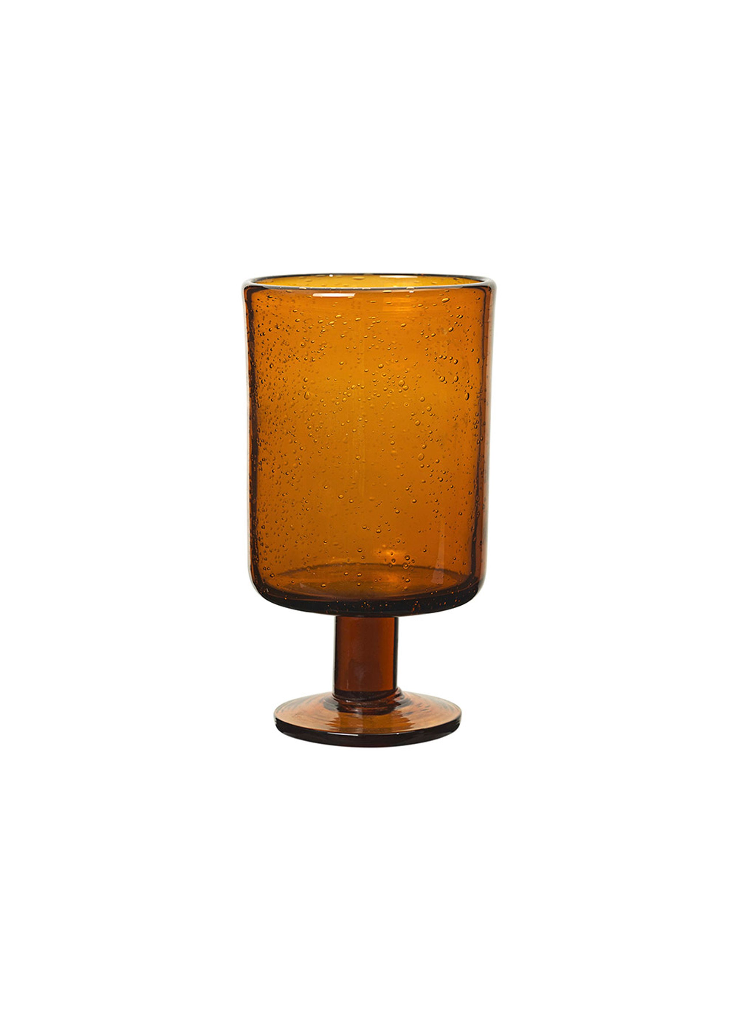 Ferm Living - Wine glass - Oli Wine Glass - Amber