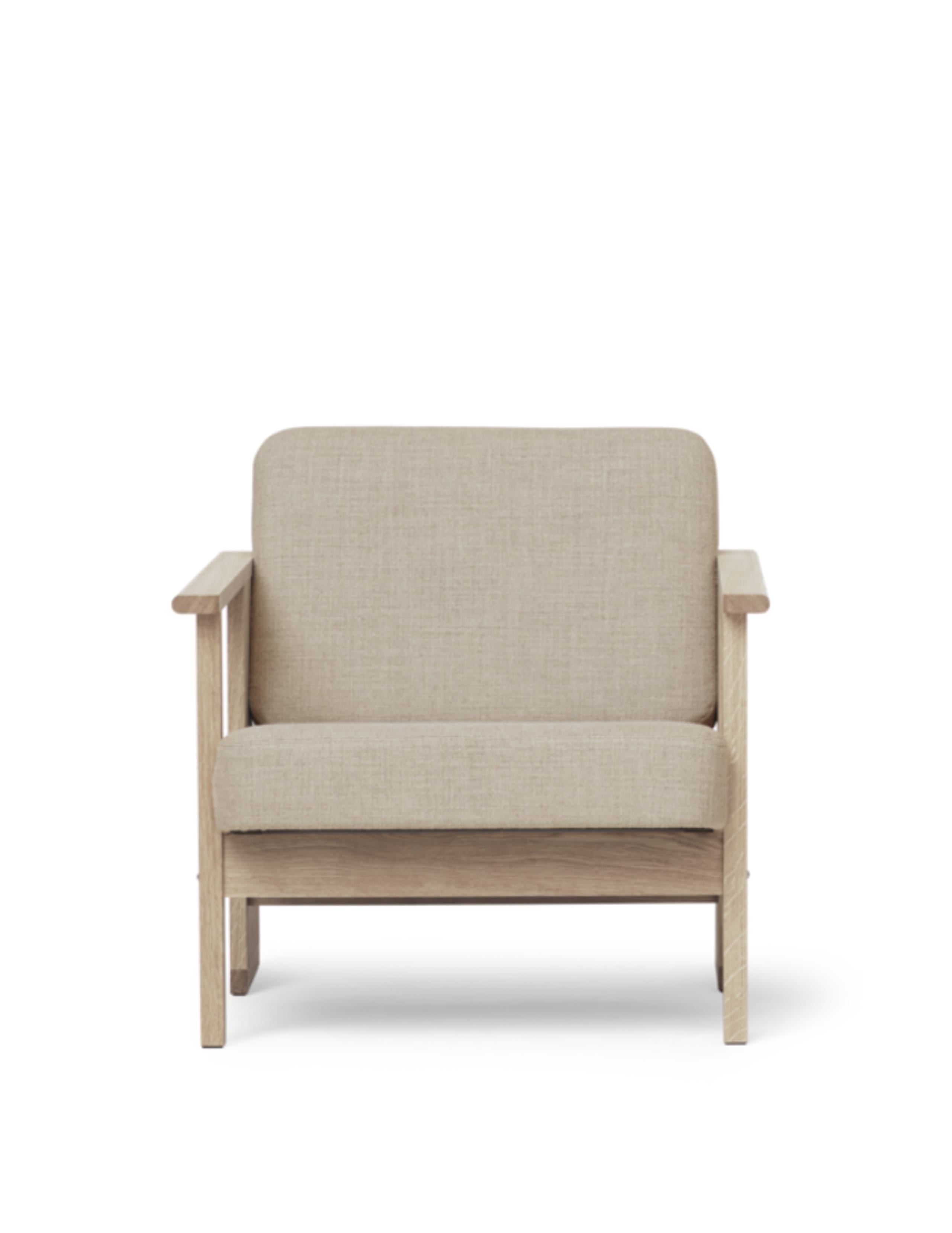 Form & Refine - Cadeira de banho - Block Lounge Chair - White Oiled Oak