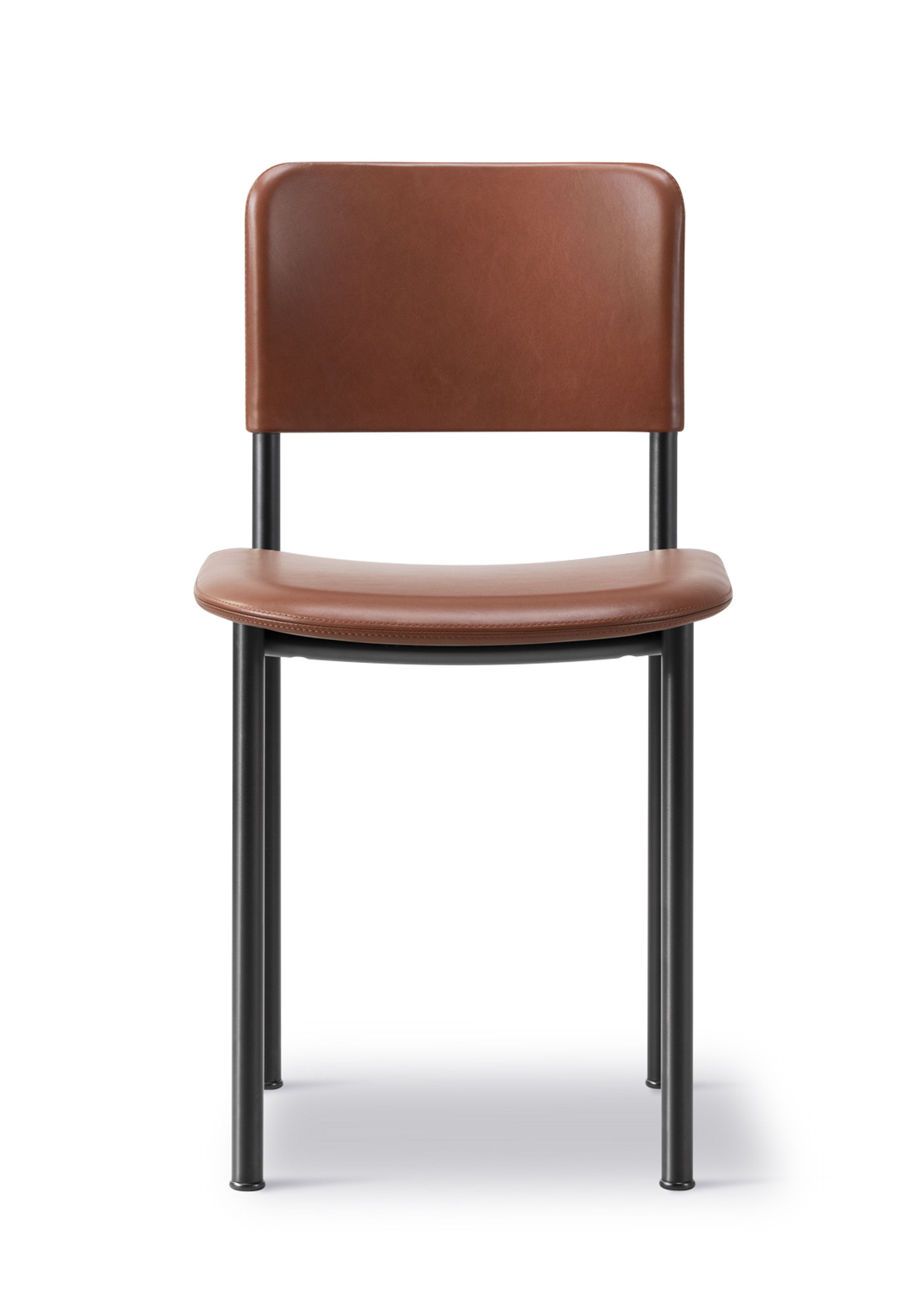Fredericia Furniture - Esstischstuhl - Plan Chair 3414 by Edward Barber & Jay Osgerby - Max 92 Tan / Black