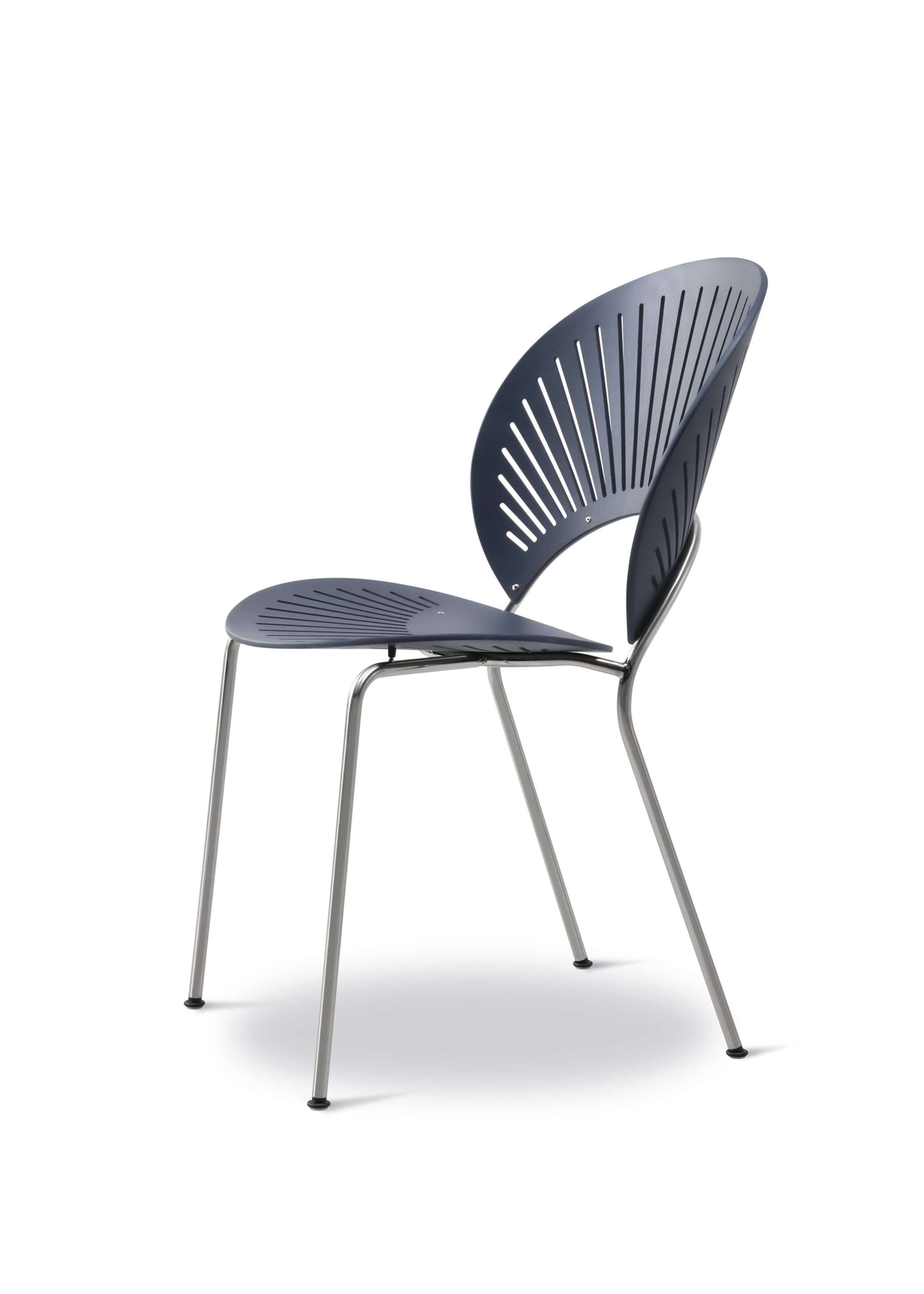 Fredericia Furniture - Spisebordsstol - Trinidad Chair 3398 by Nanna Ditzel - Nordic Blue Beech