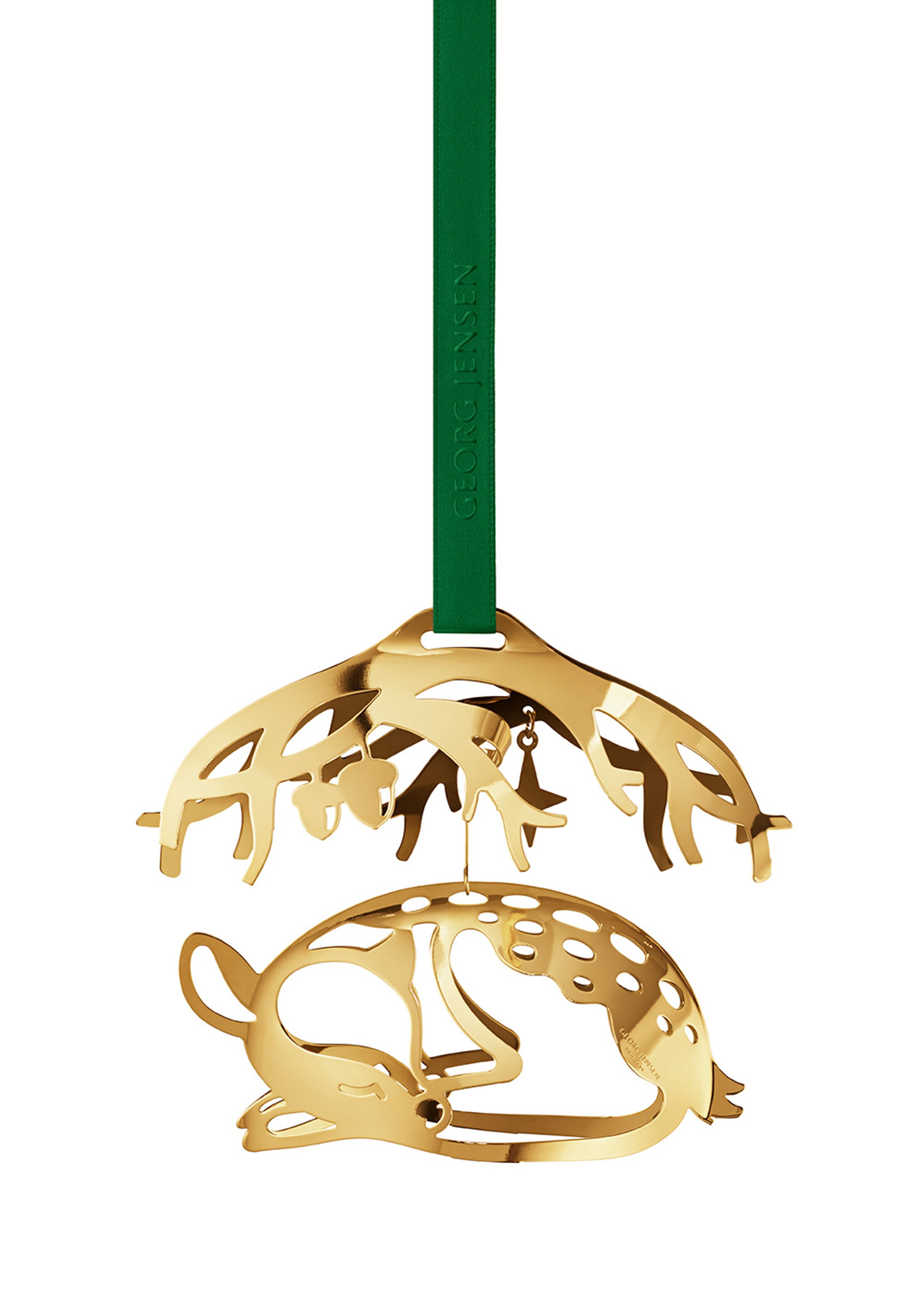 Georg Jensen - Weihnachtsschmuck - 2023 Christmas Mobile Deer - Gold Plated
