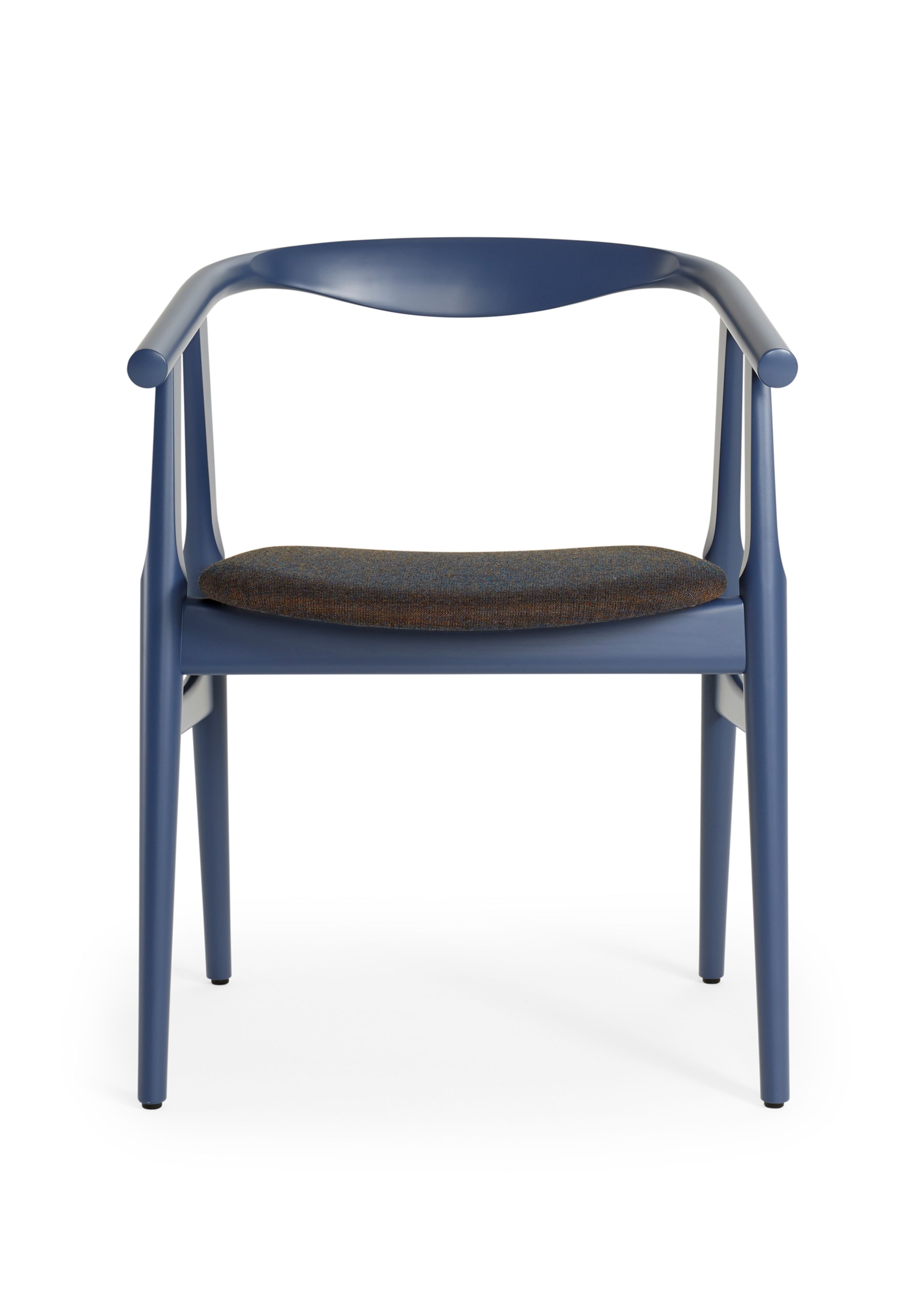 Getama - Chaise à manger - GE525 The U-Chair by Hans J. Wegner - Blue Beech / Canvas 764